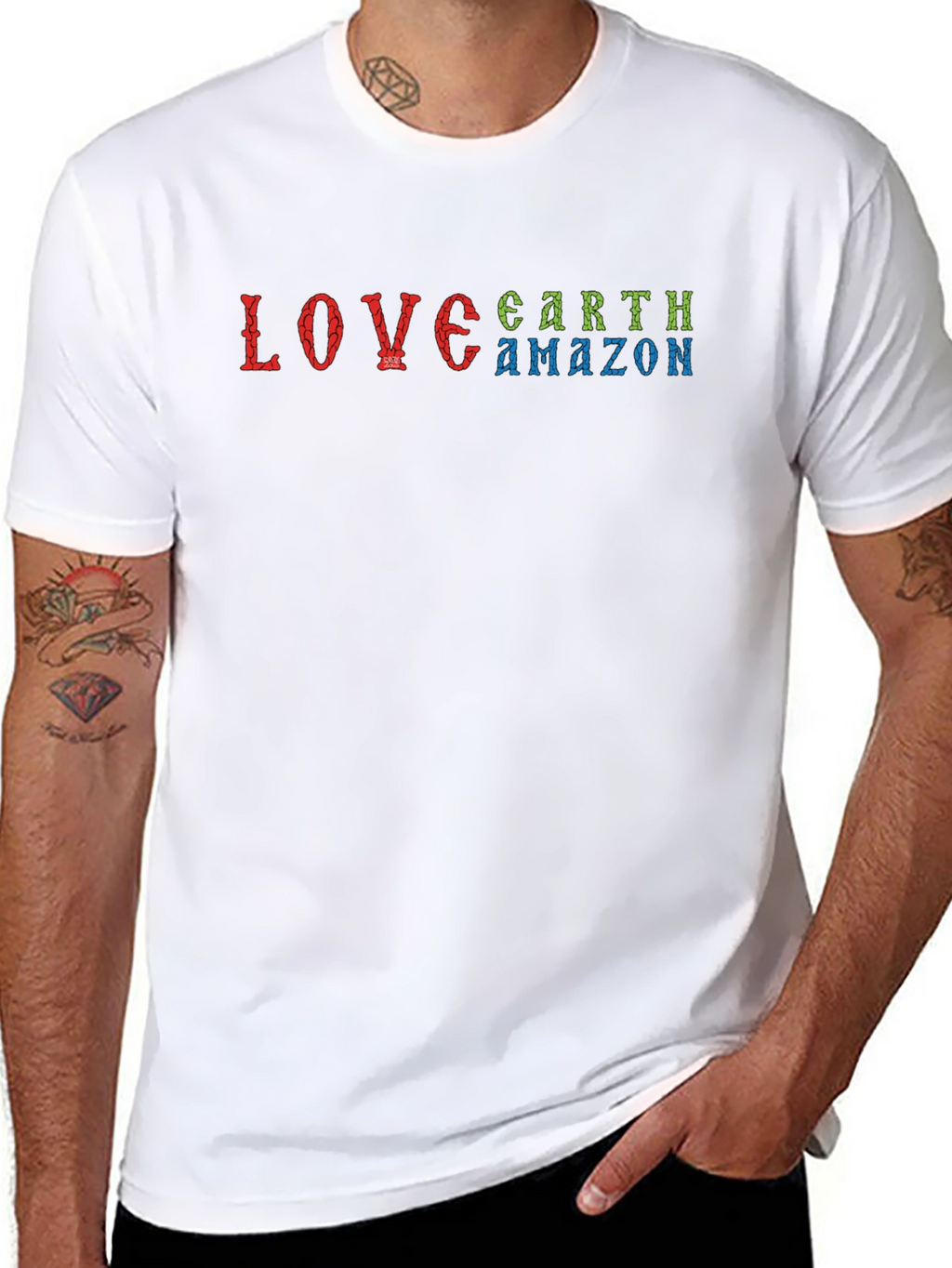 Love Earth Amazon Graphic T-Shirt