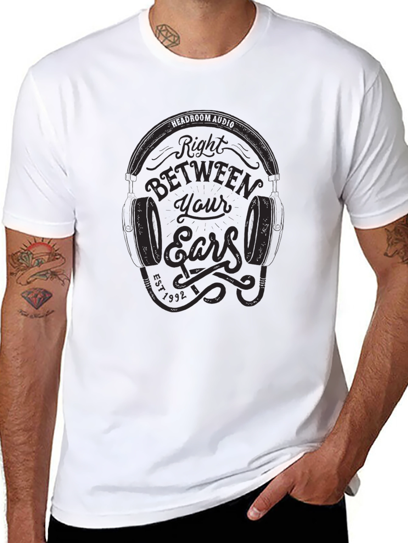Right Between Your Ears Graphic T-Shirt