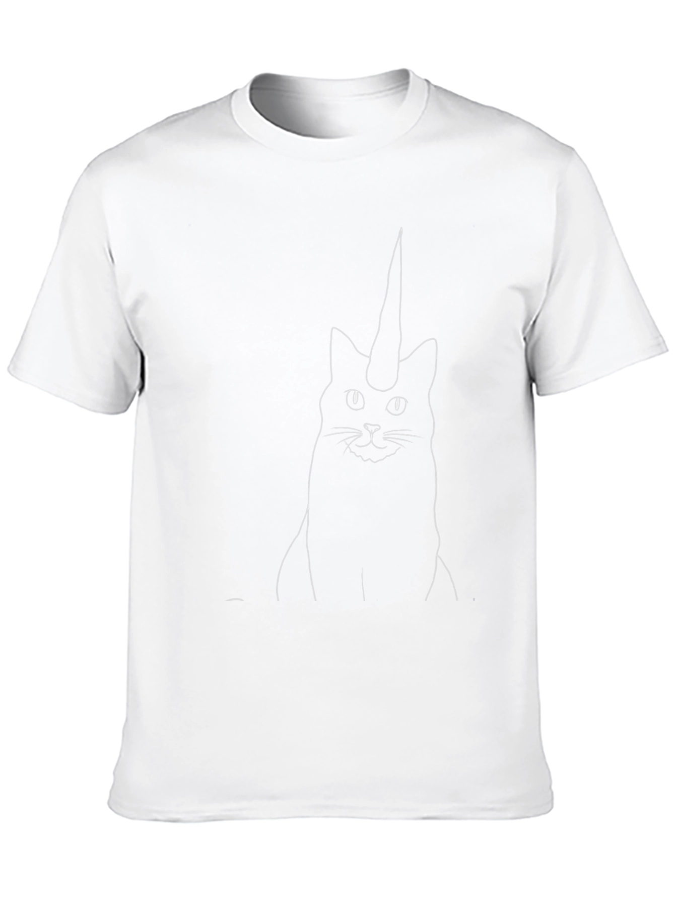 Unicat Graphic Tee - Black Cotton T-Shirt