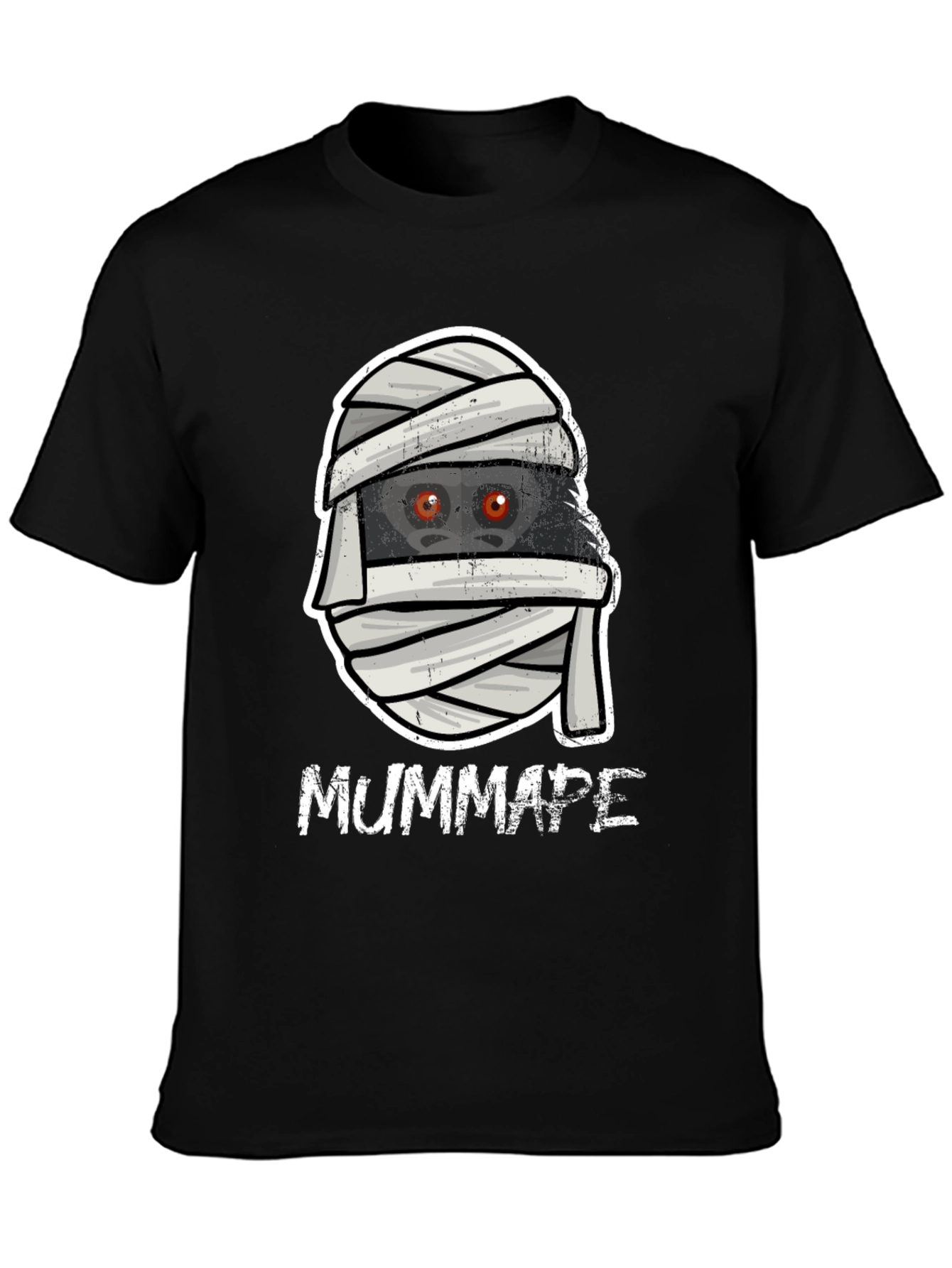 Mumm Ape T-Shirt - Gorilla Mummy Halloween Tee