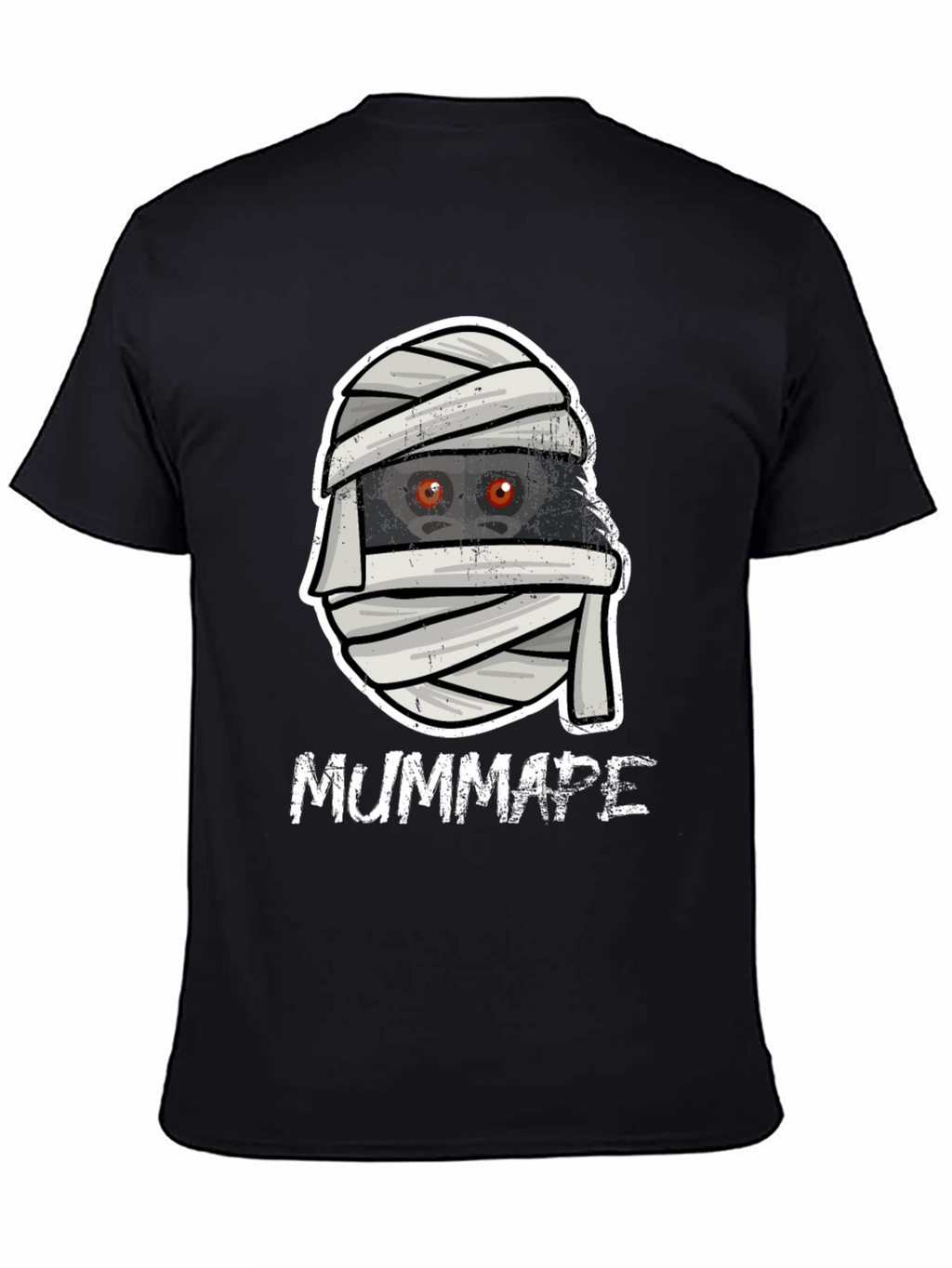 Mumm Ape T-Shirt - Gorilla Mummy Halloween Tee