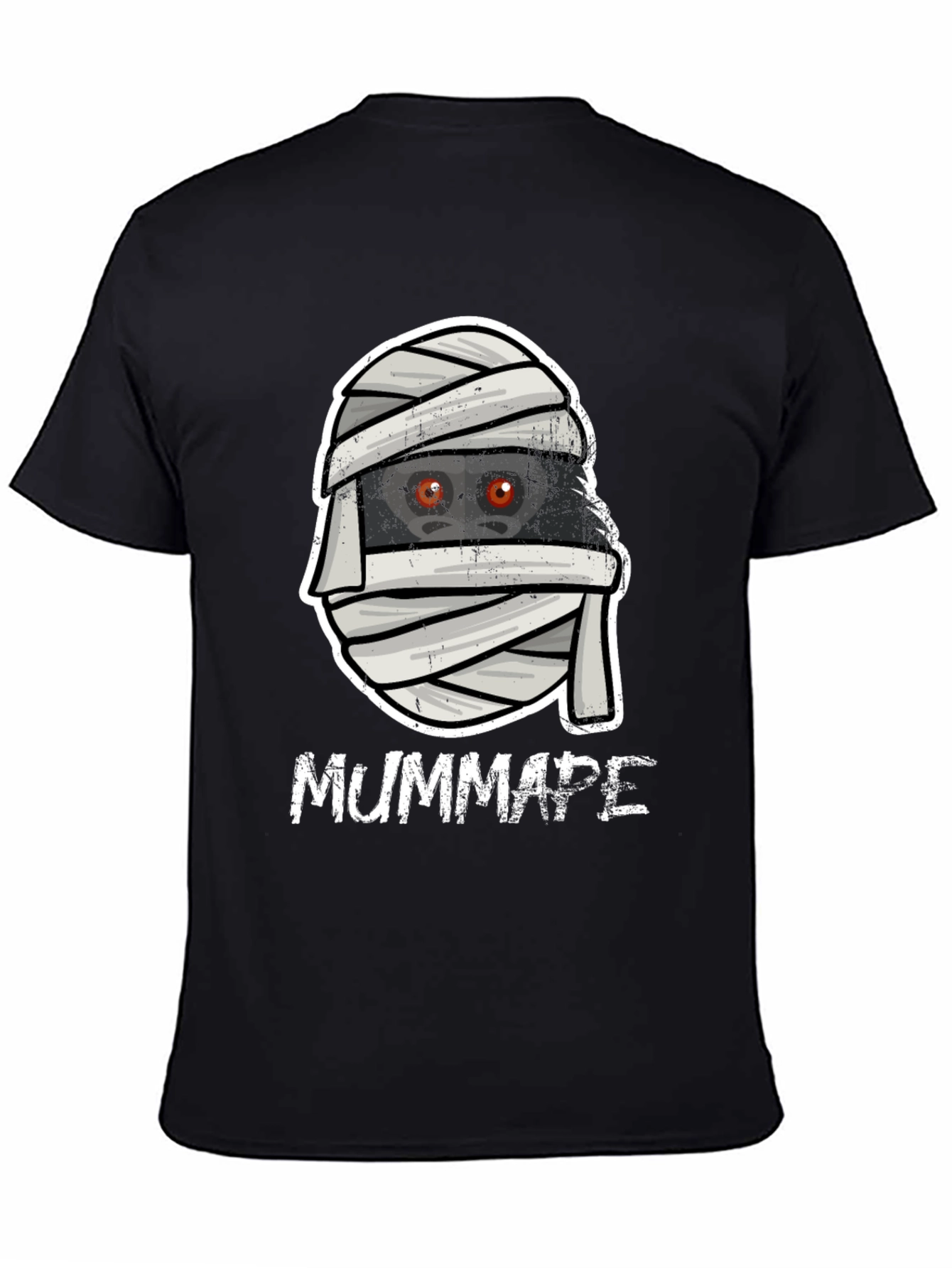 Mumm Ape T-Shirt - Gorilla Mummy Halloween Tee