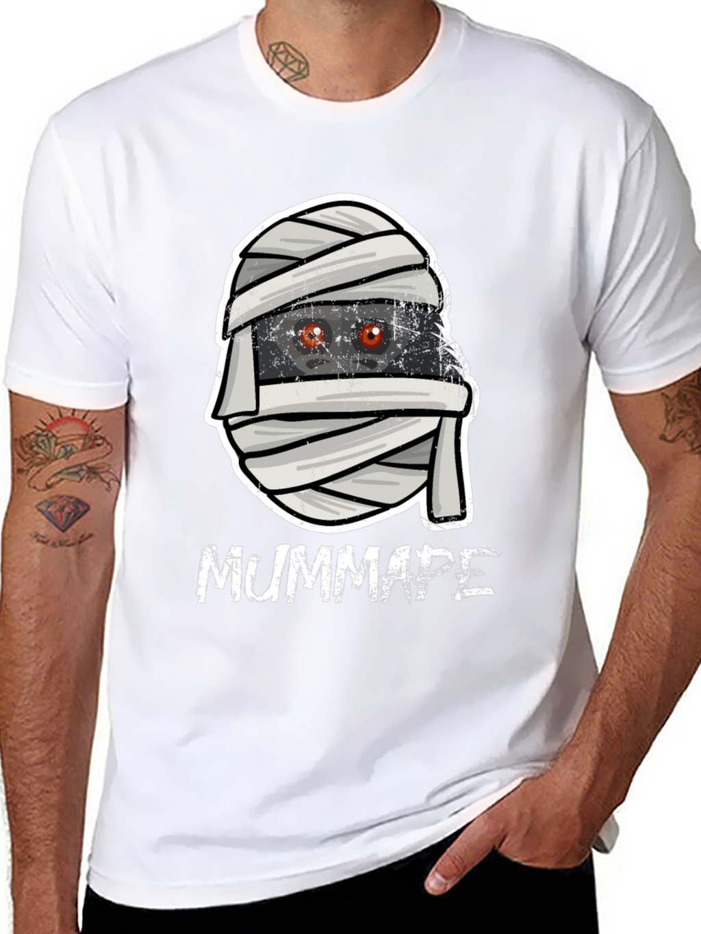 Mumm Ape T-Shirt - Gorilla Mummy Halloween Tee
