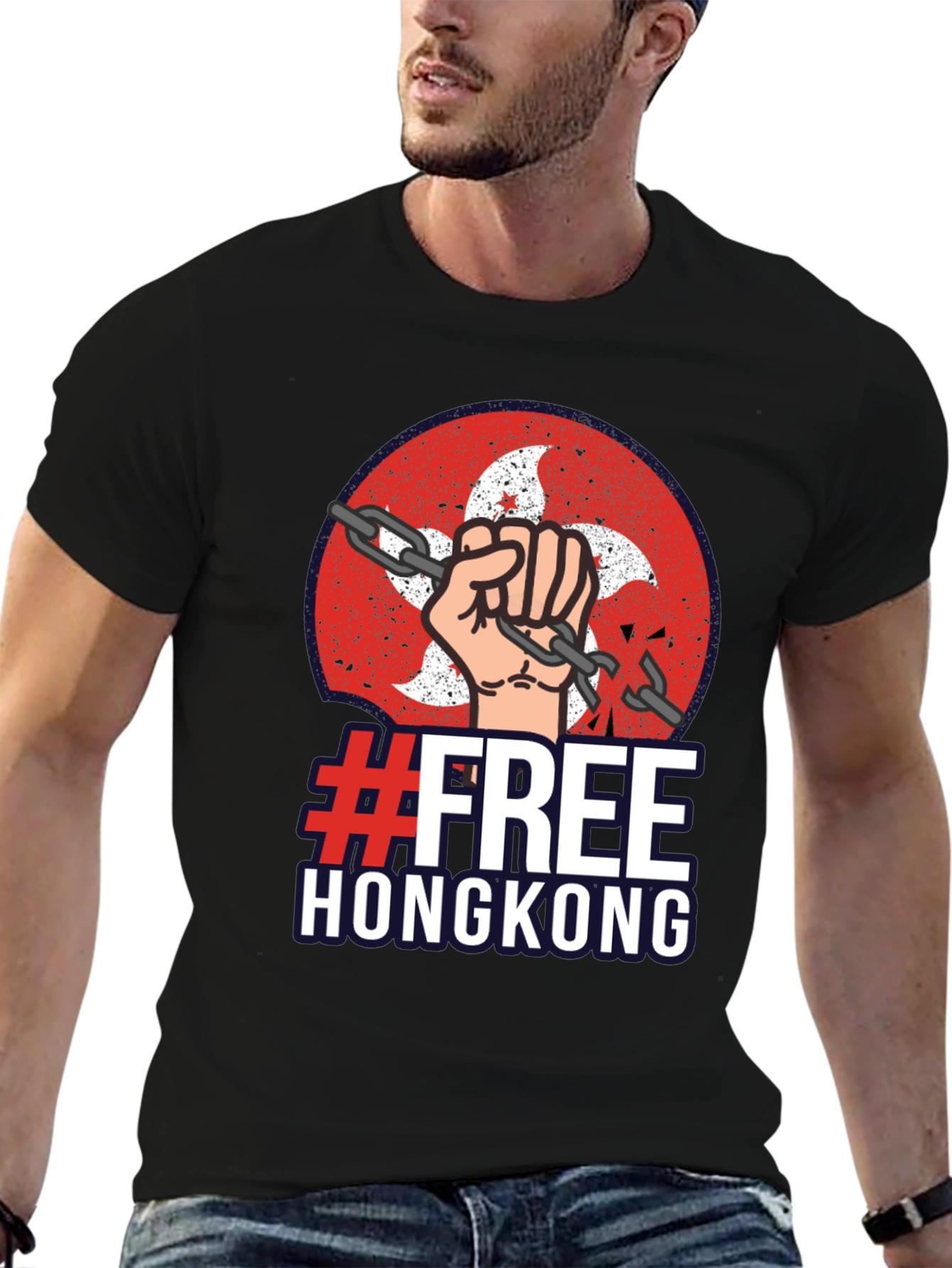 Free Hong Kong T-Shirt Protest Tee