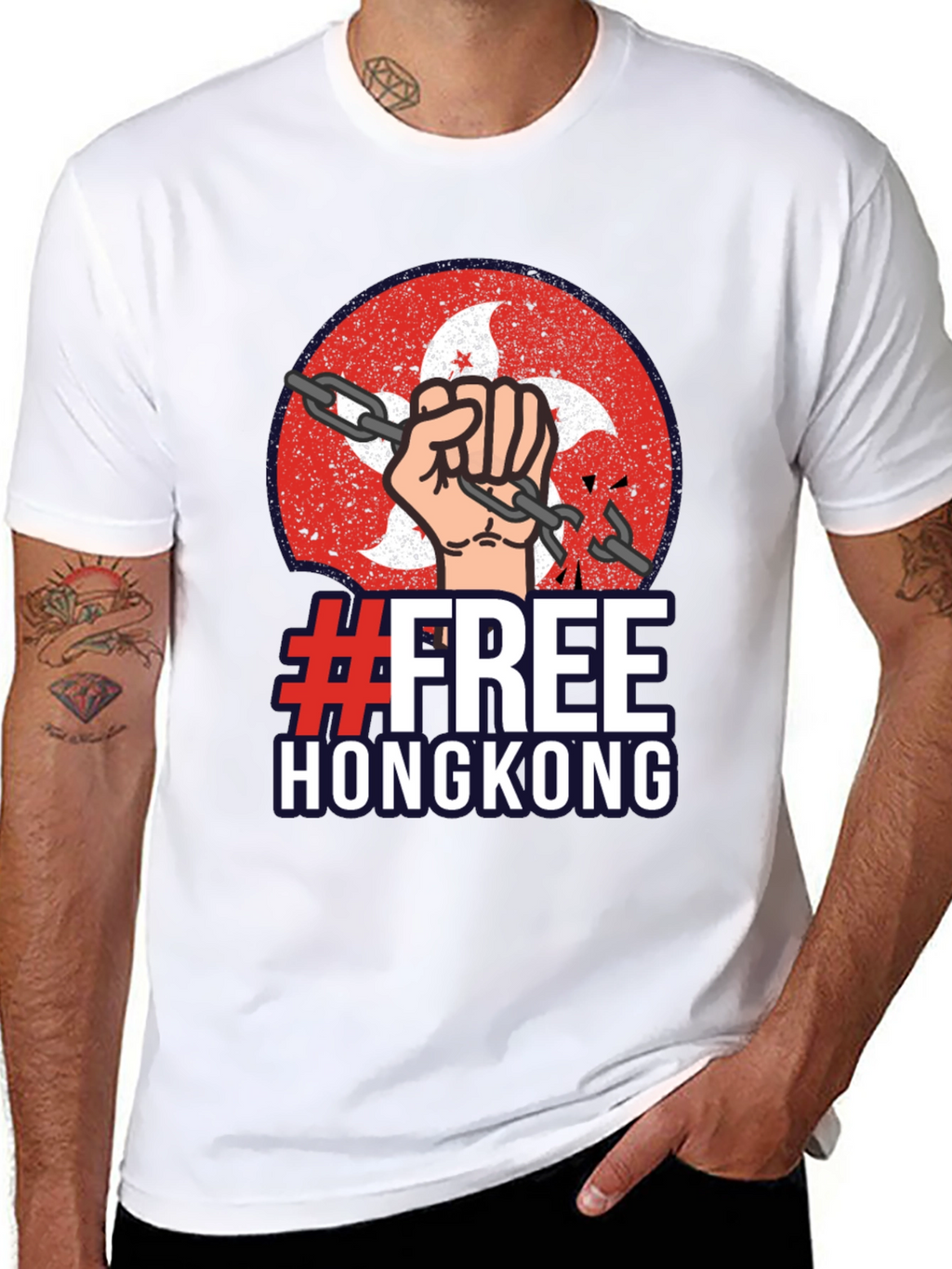 Free Hong Kong T-Shirt Protest Tee