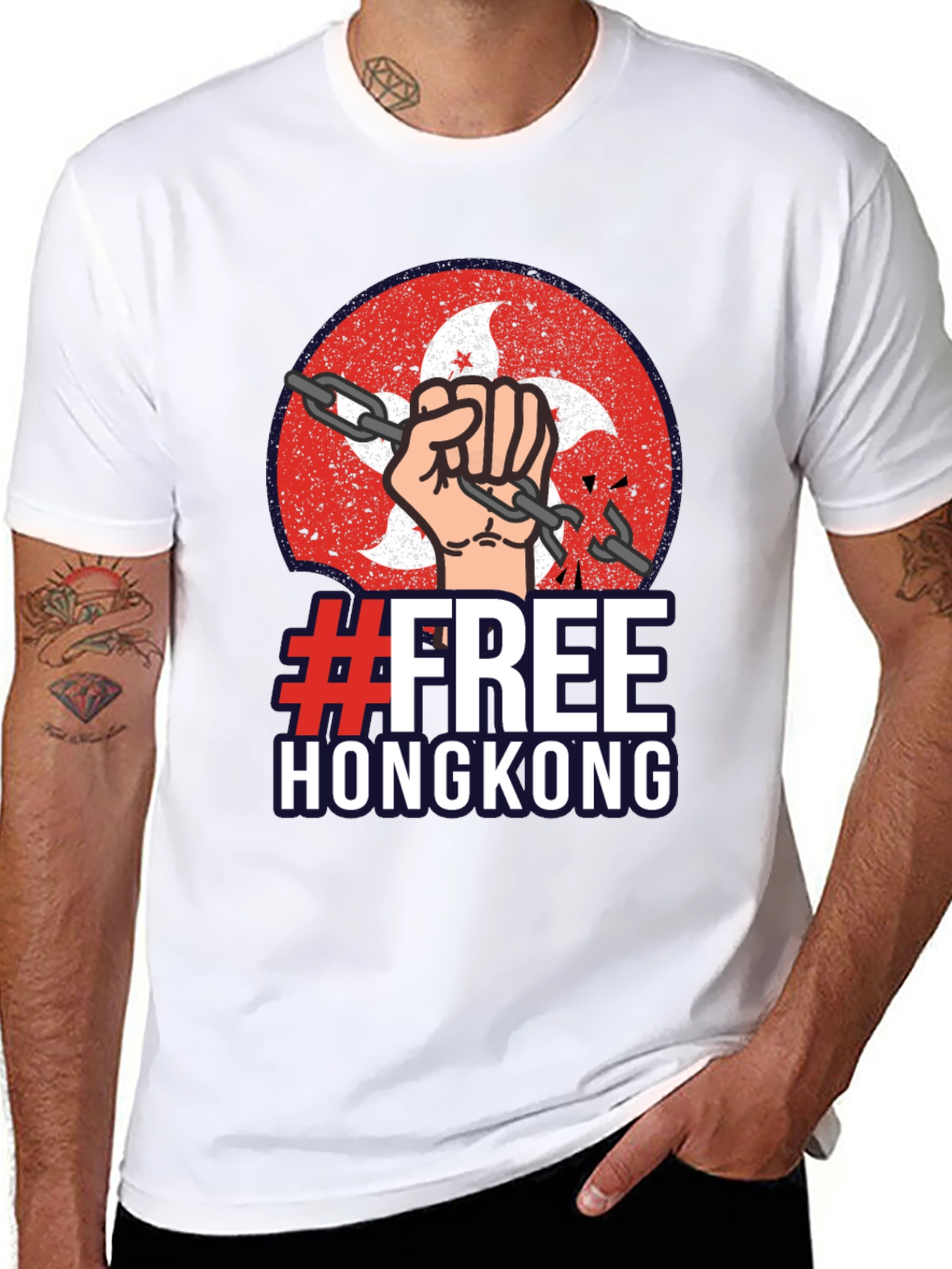 Free Hong Kong T-Shirt Protest Tee