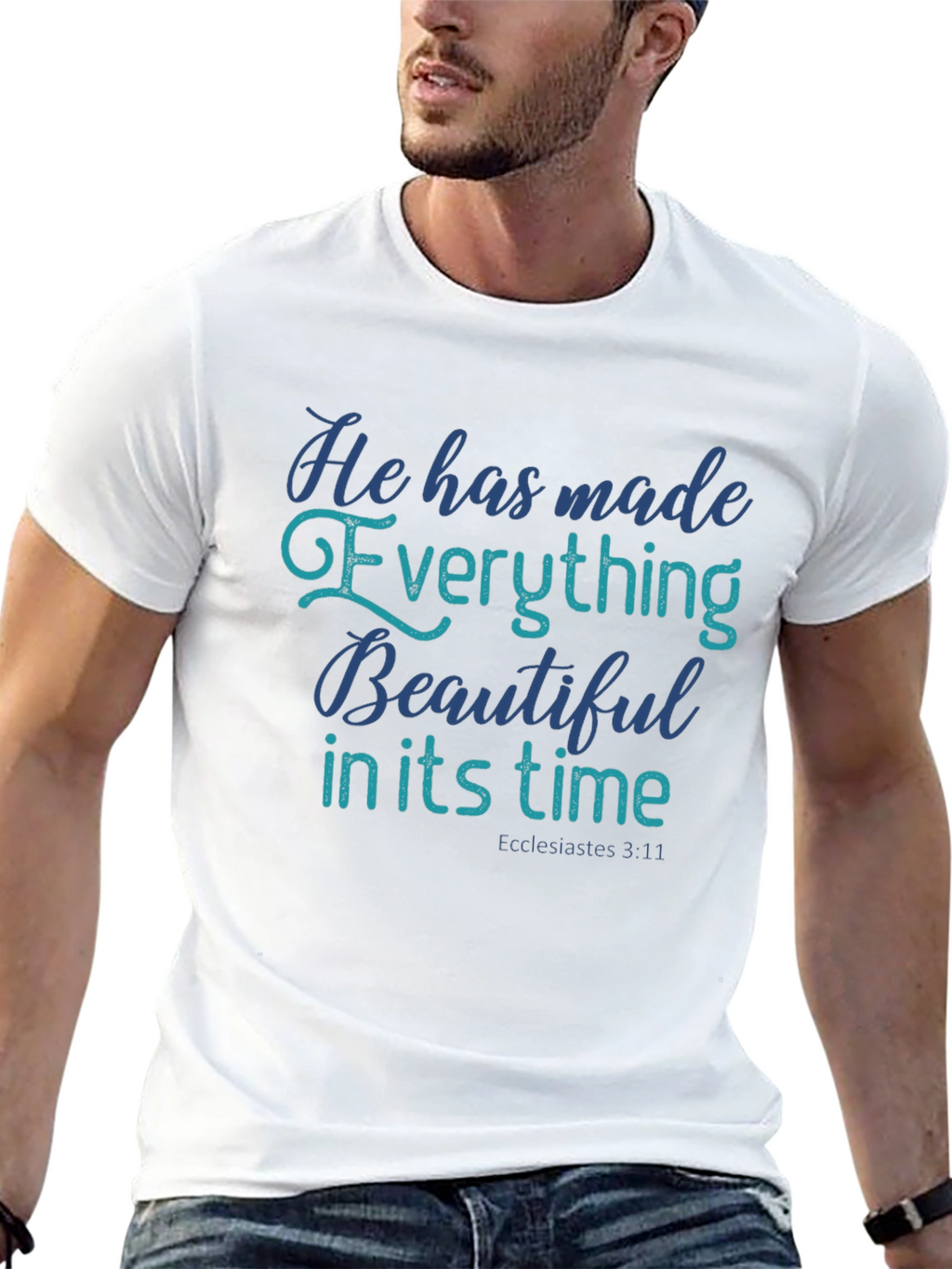 Inspirational Everything Beautiful Christian T-Shirt