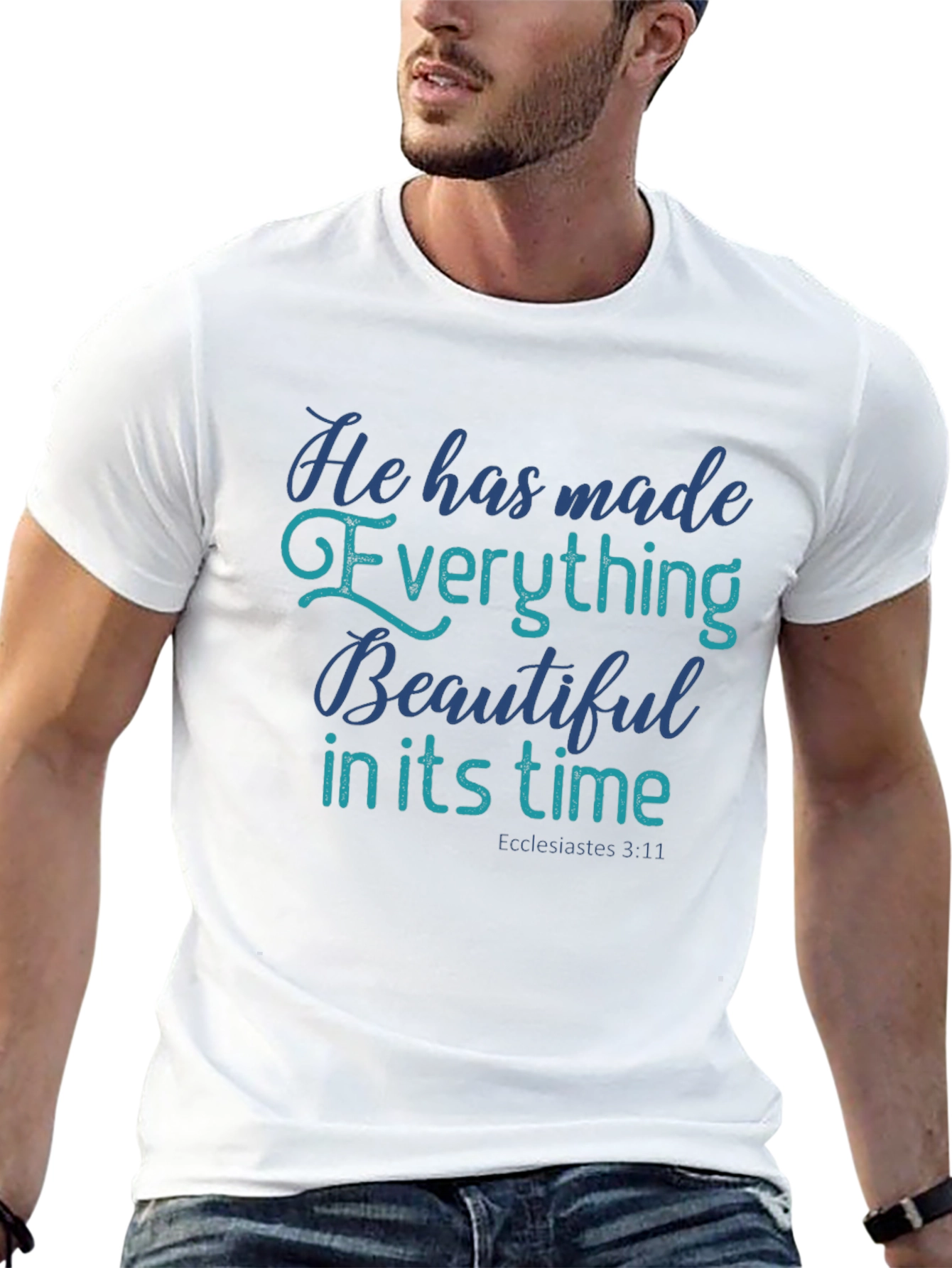 Inspirational Everything Beautiful Christian T-Shirt