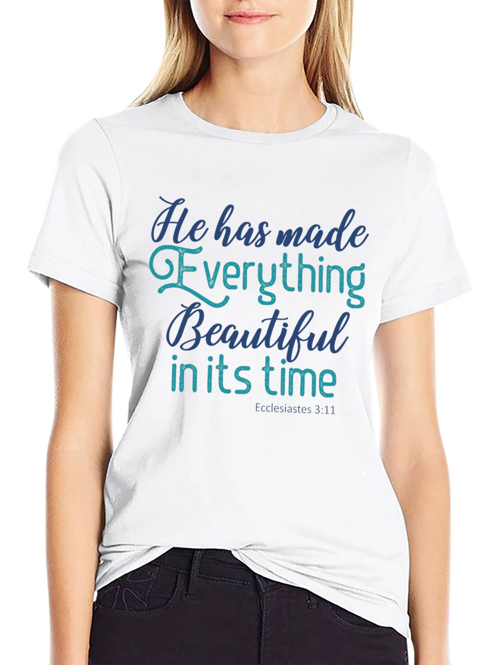 Inspirational Everything Beautiful Christian T-Shirt