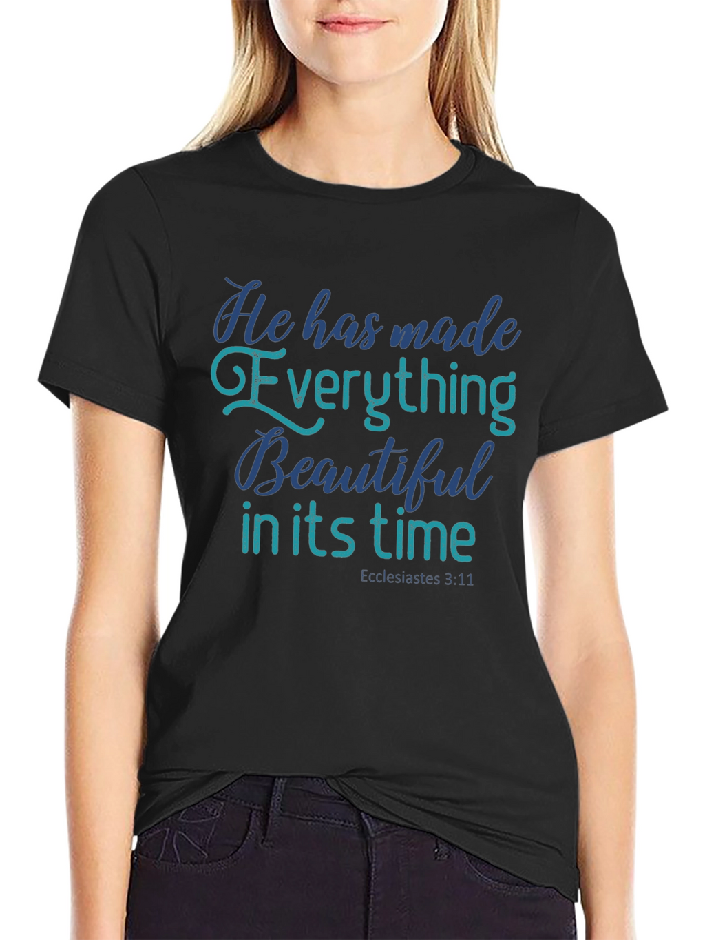 Inspirational Everything Beautiful Christian T-Shirt