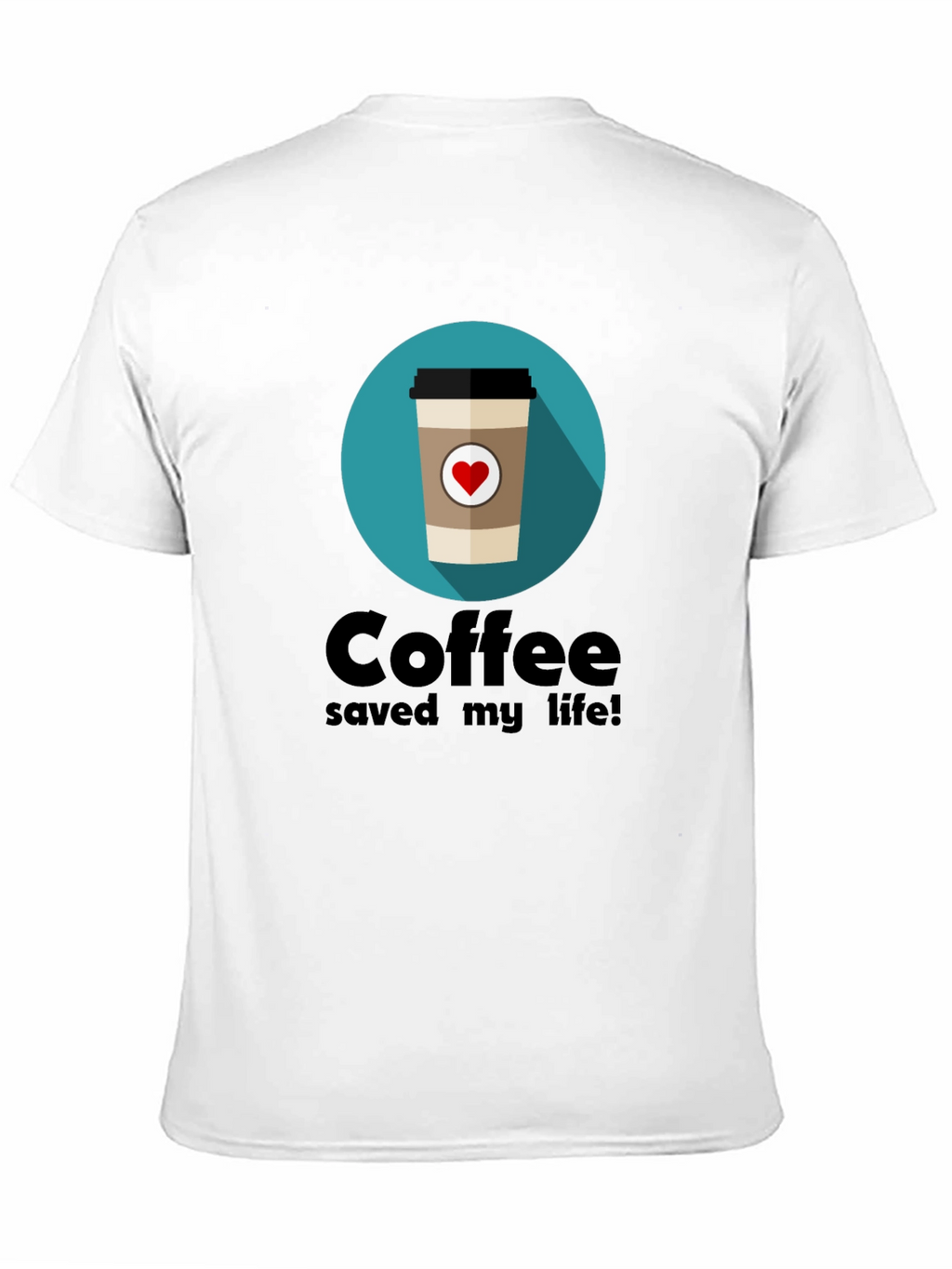 Coffee Saved My Life T-Shirt - Black Graphic Tee