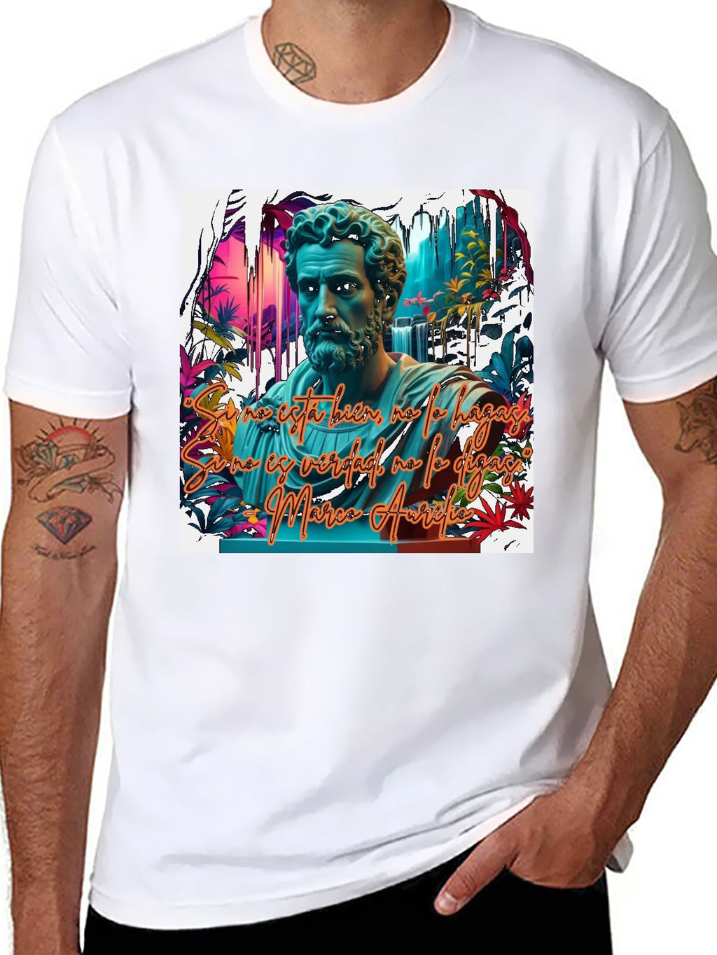 Marcus Aurelius T-Shirt Motivational Quote Tee