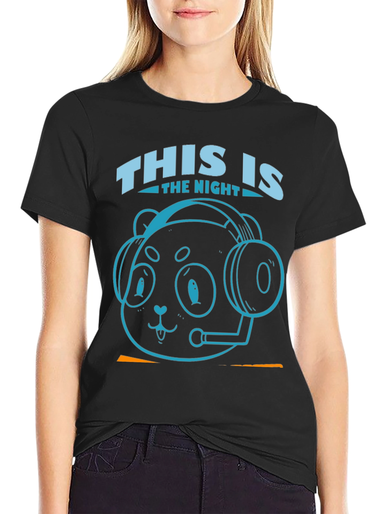 Gaming Panda T-Shirt - This is The Night - Gamer Tee