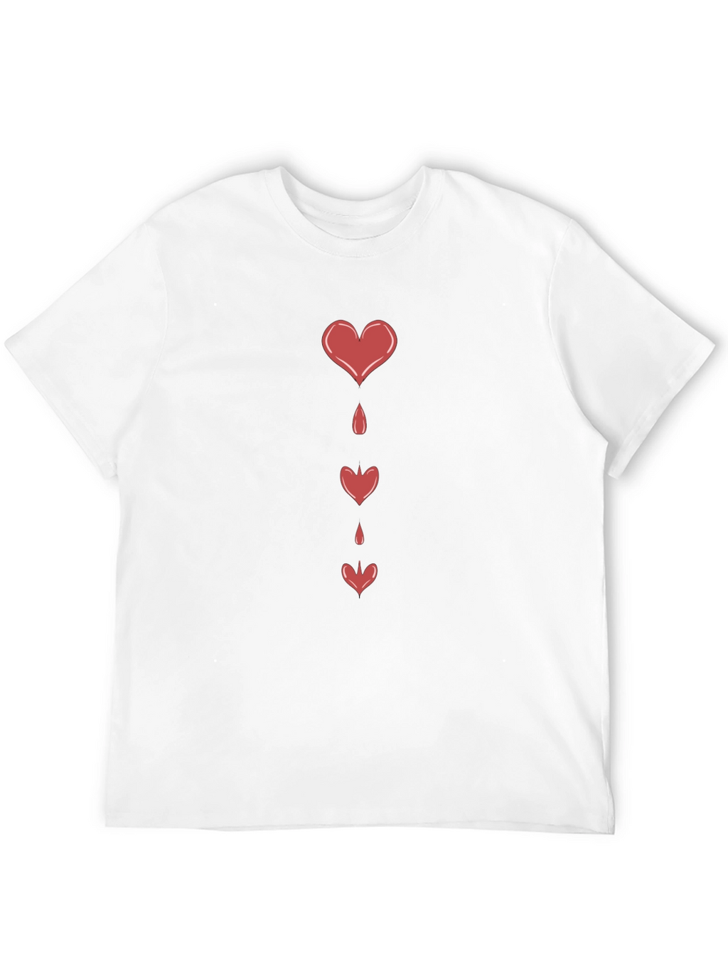 Bleeding Hearts Graphic Black T-Shirt