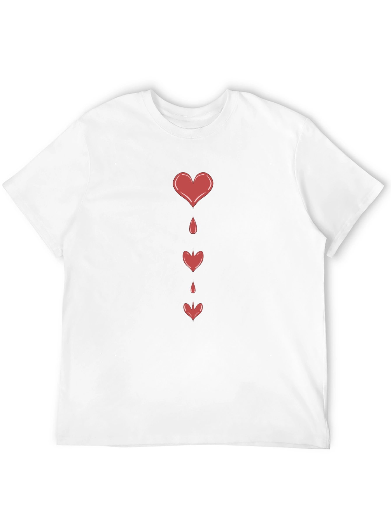 Bleeding Hearts Graphic Black T-Shirt
