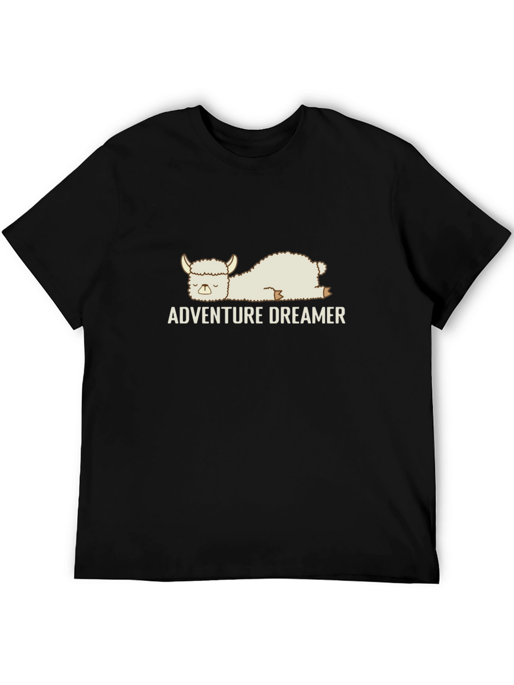 Adventure Dreamer Black T-Shirt - Soft Cotton Graphic Tee