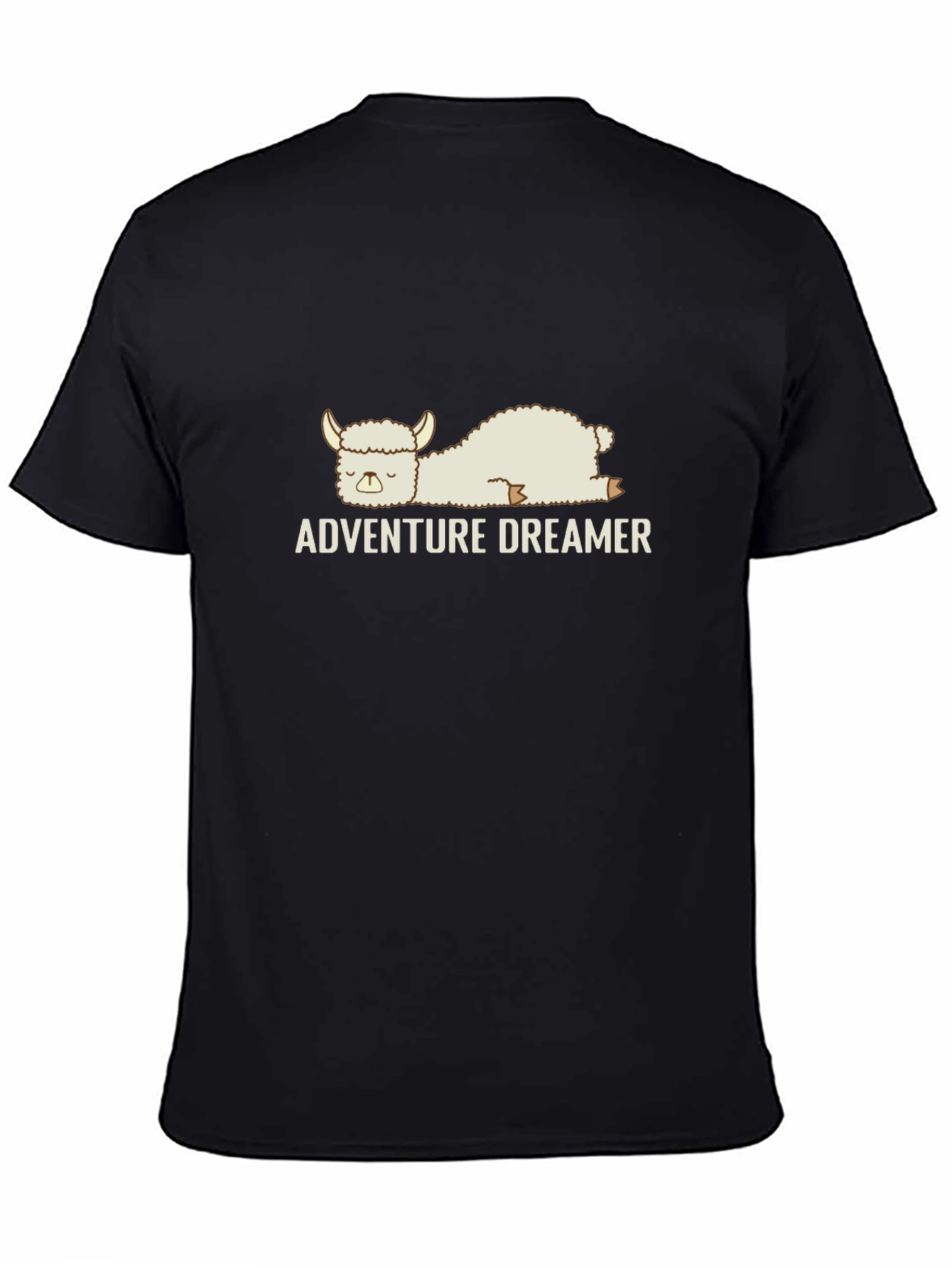 Adventure Dreamer Black T-Shirt - Soft Cotton Graphic Tee