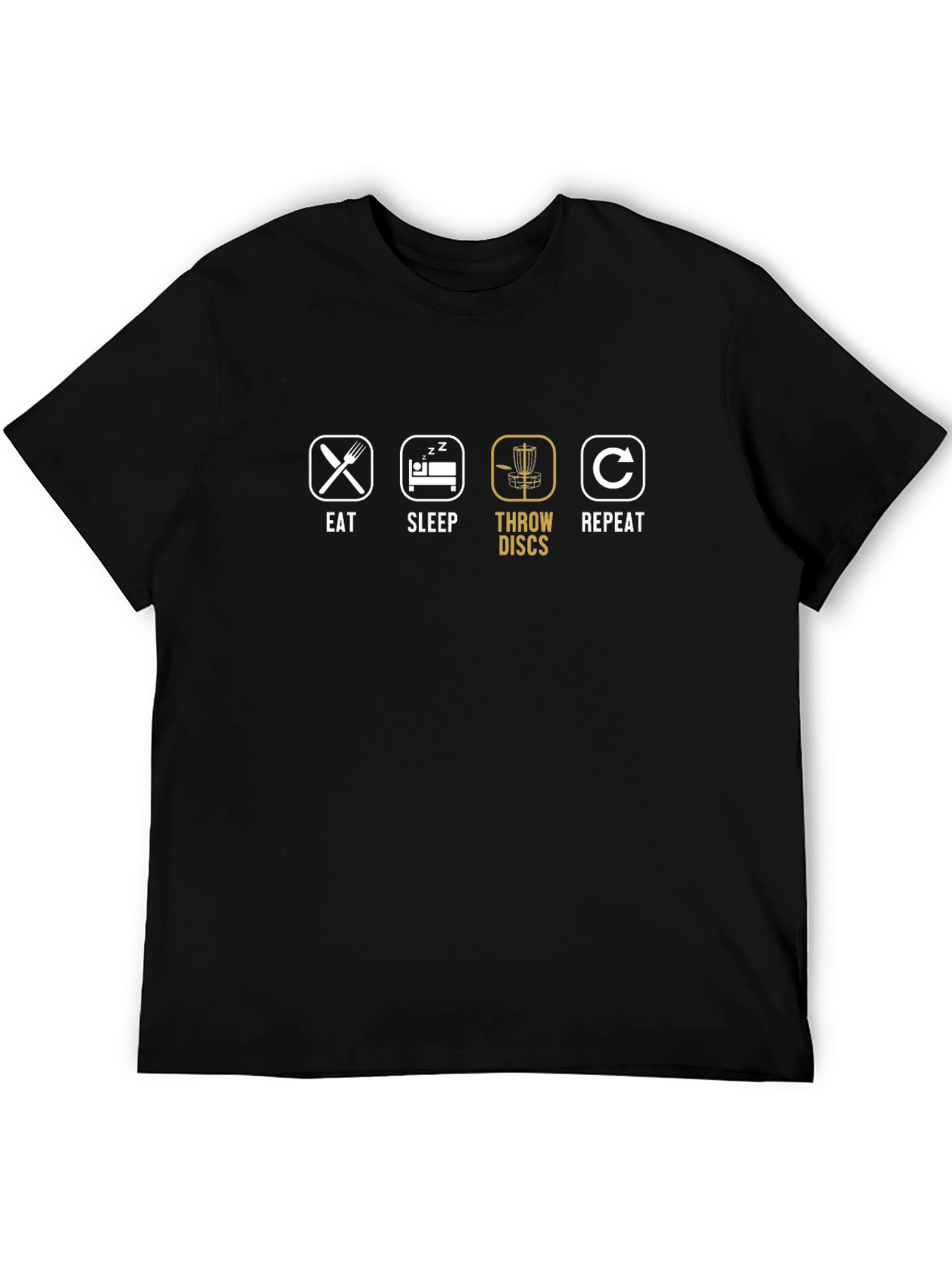 Eat Sleep Throw Discs Repeat T-Shirt