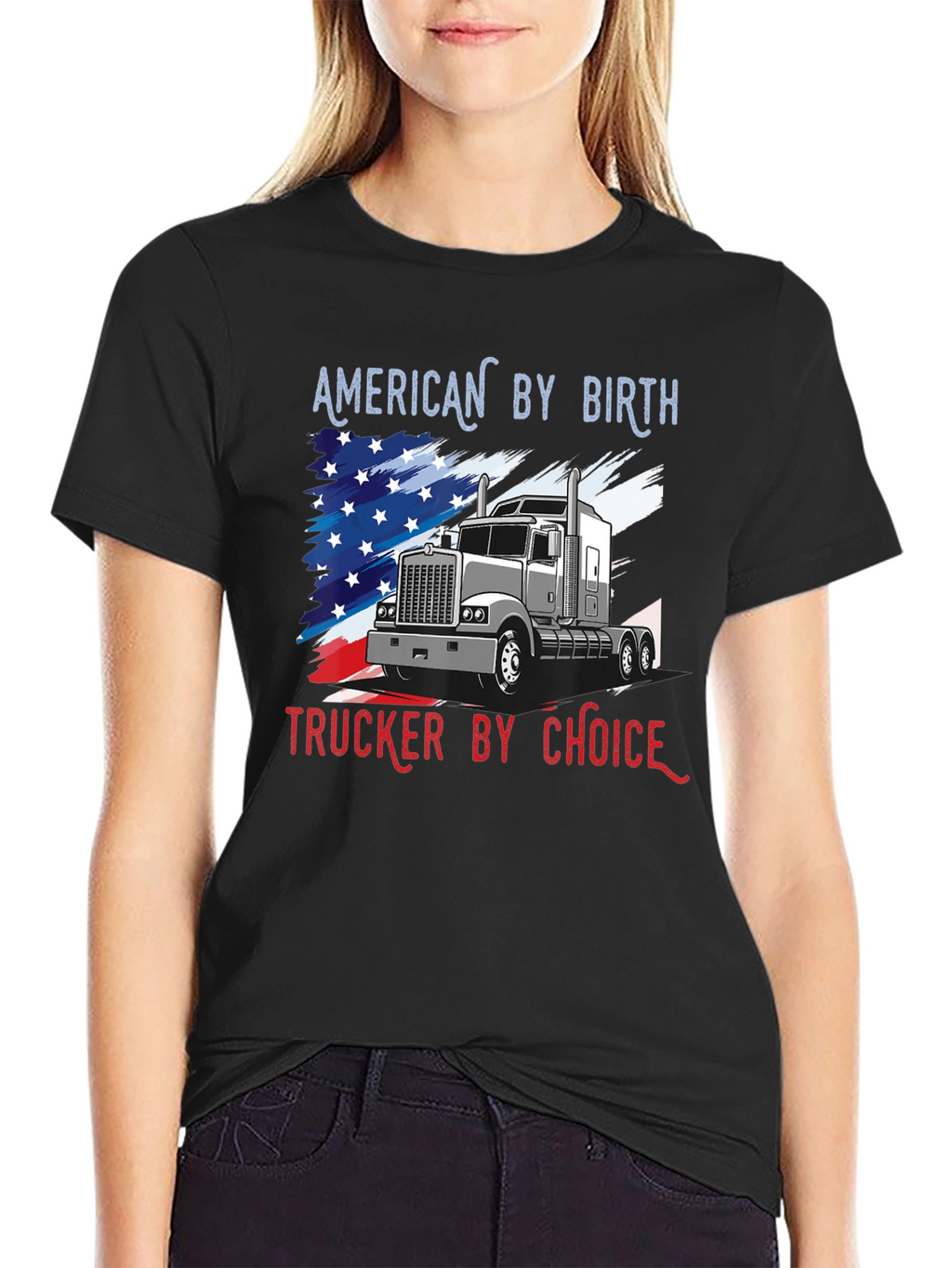 American Trucker T-Shirt: Patriots Choice