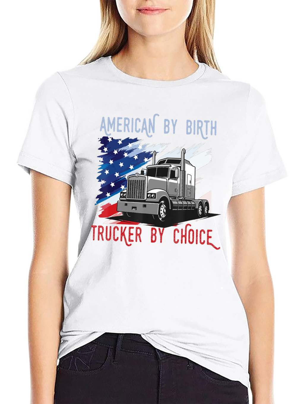 American Trucker T-Shirt: Patriots Choice