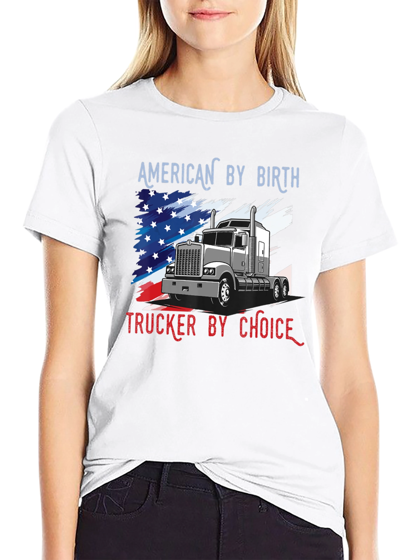 American Trucker T-Shirt: Patriots Choice