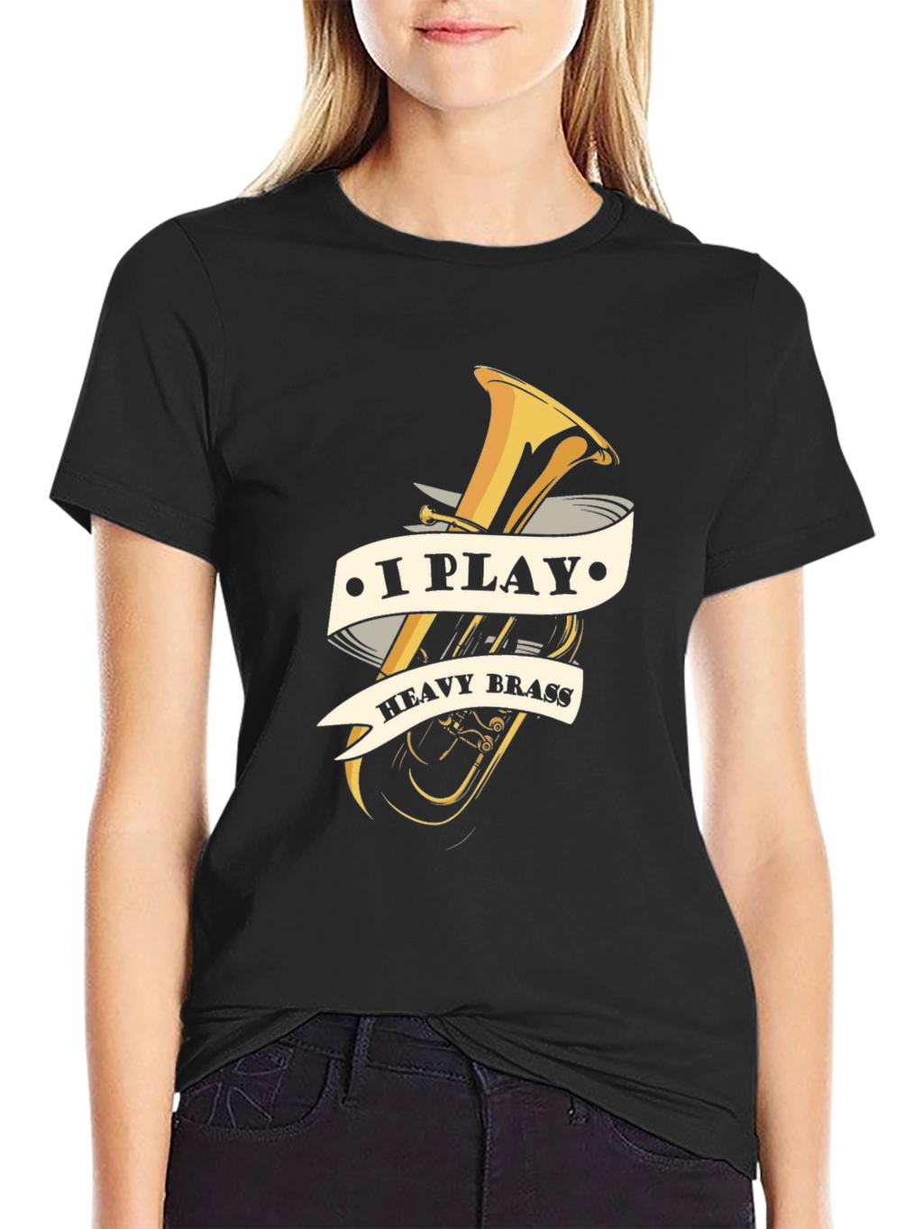 I Play Heavy Brass T-Shirt - Musician Tee