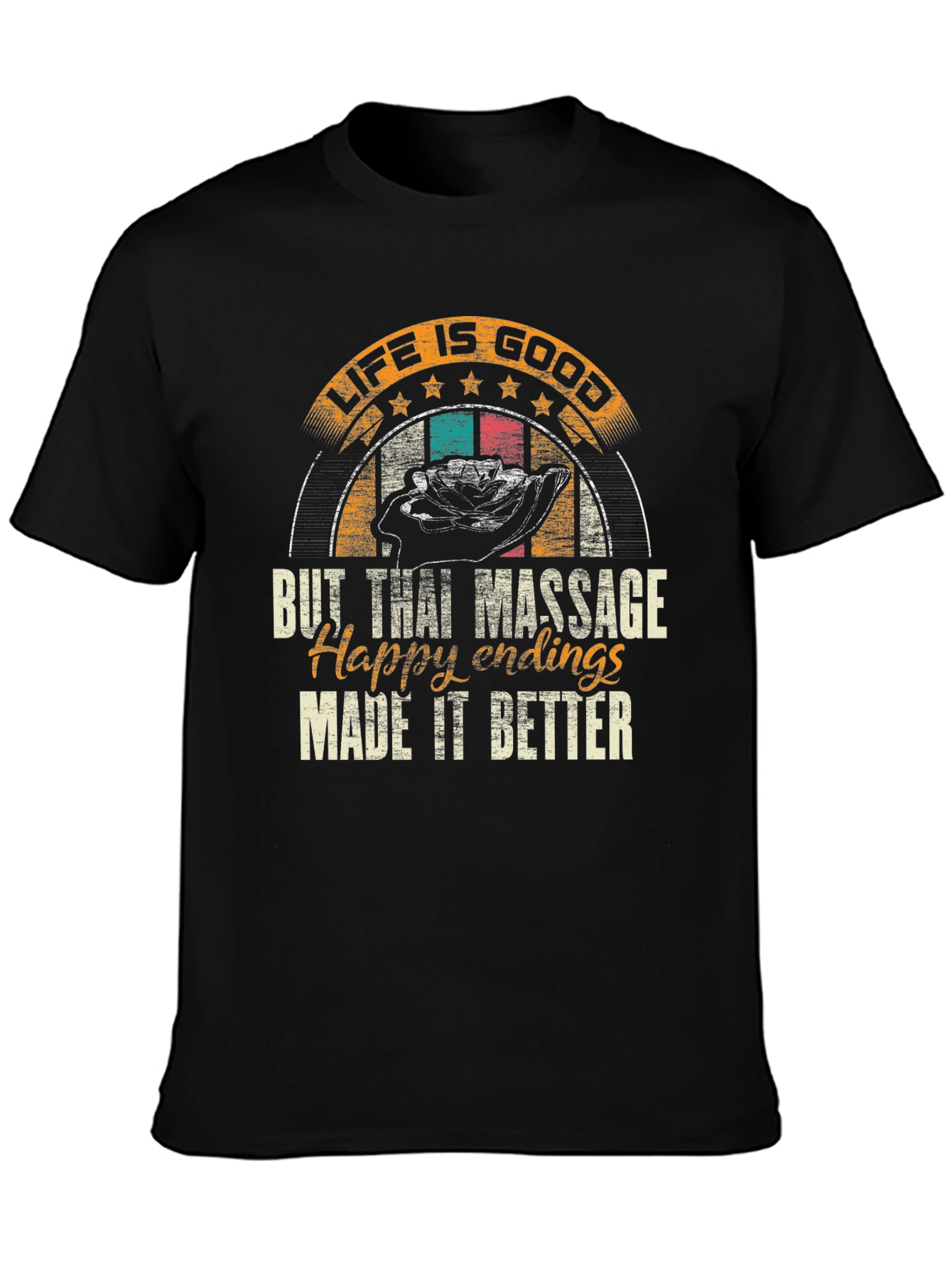 Life Is Good Massage T-Shirt