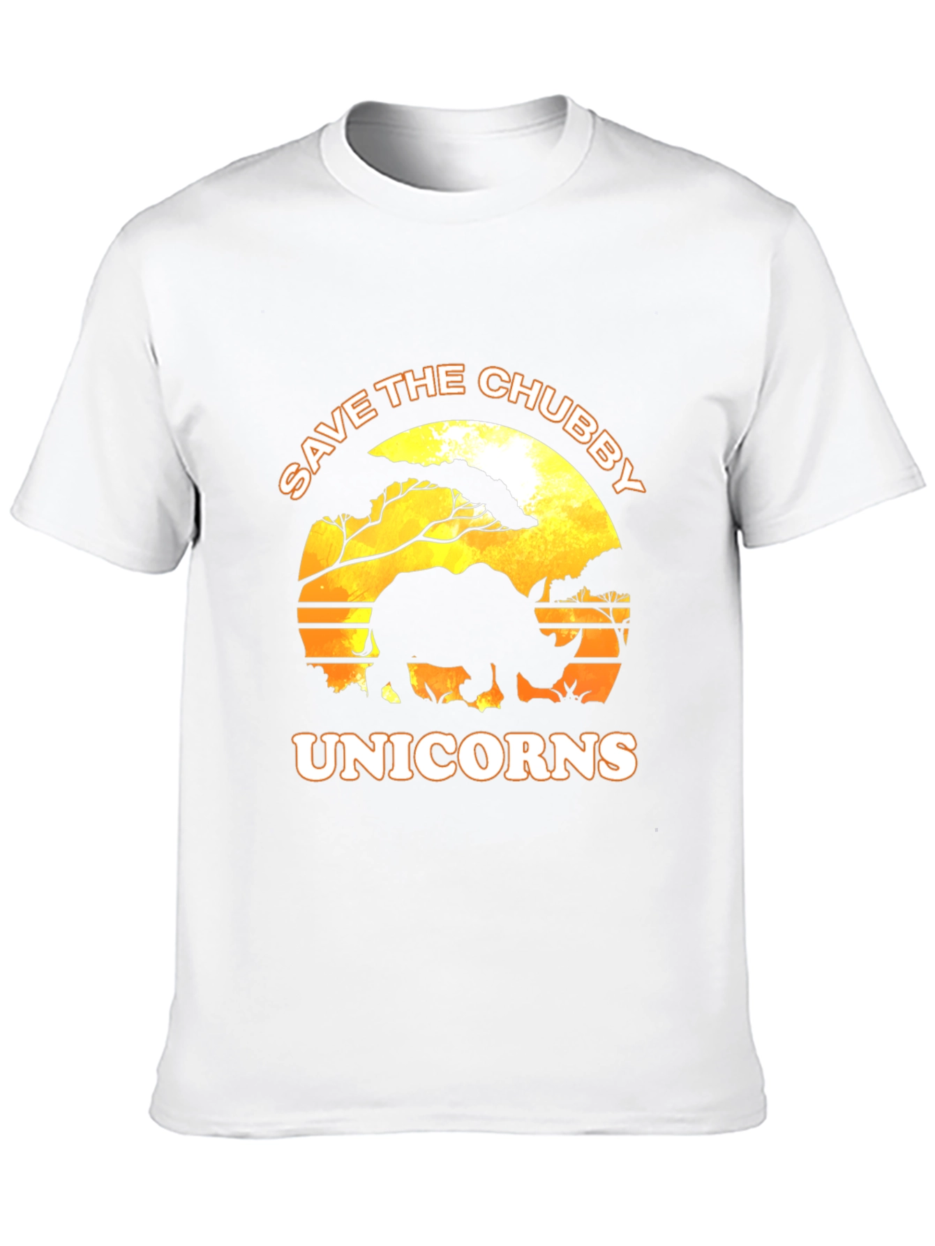 Save the Chubby Unicorns Graphic Tee