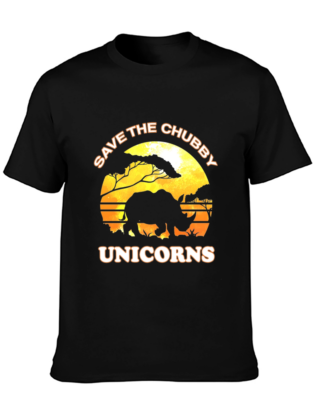 Save the Chubby Unicorns Graphic Tee