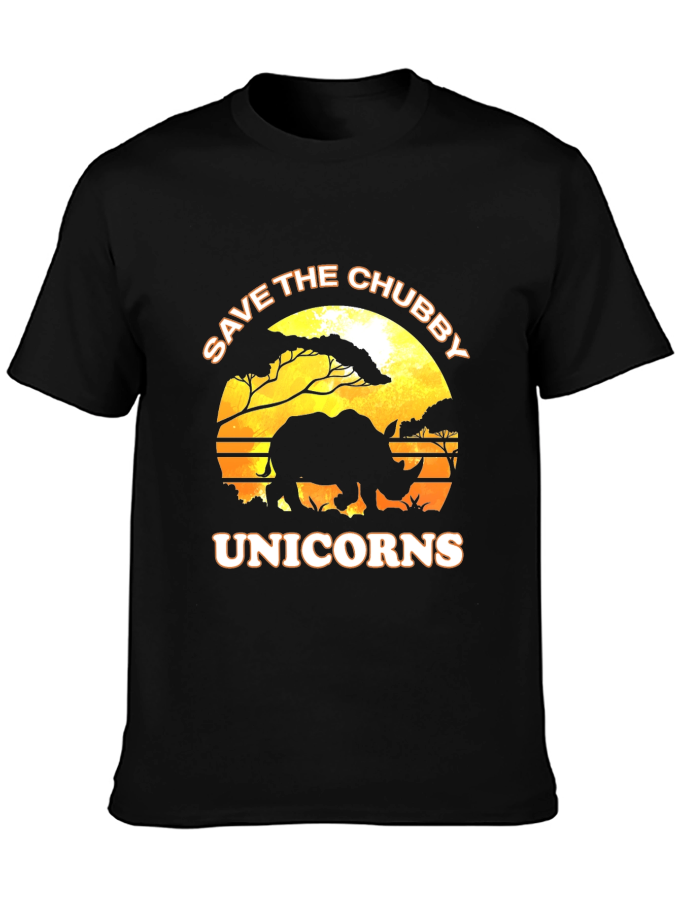 Save the Chubby Unicorns Graphic Tee