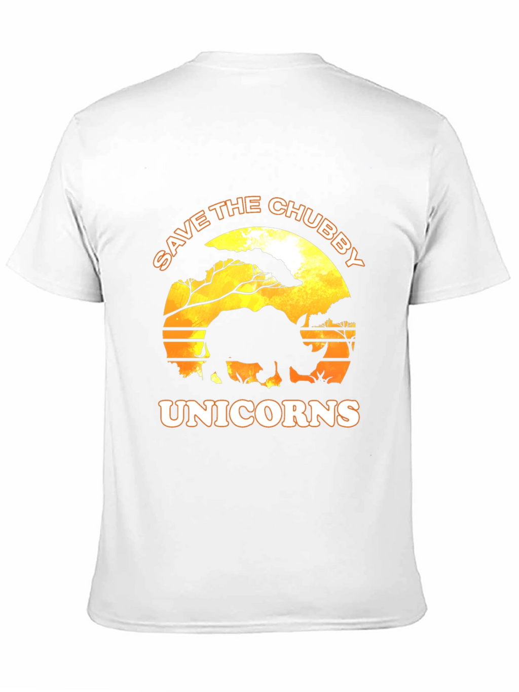 Save the Chubby Unicorns Graphic Tee