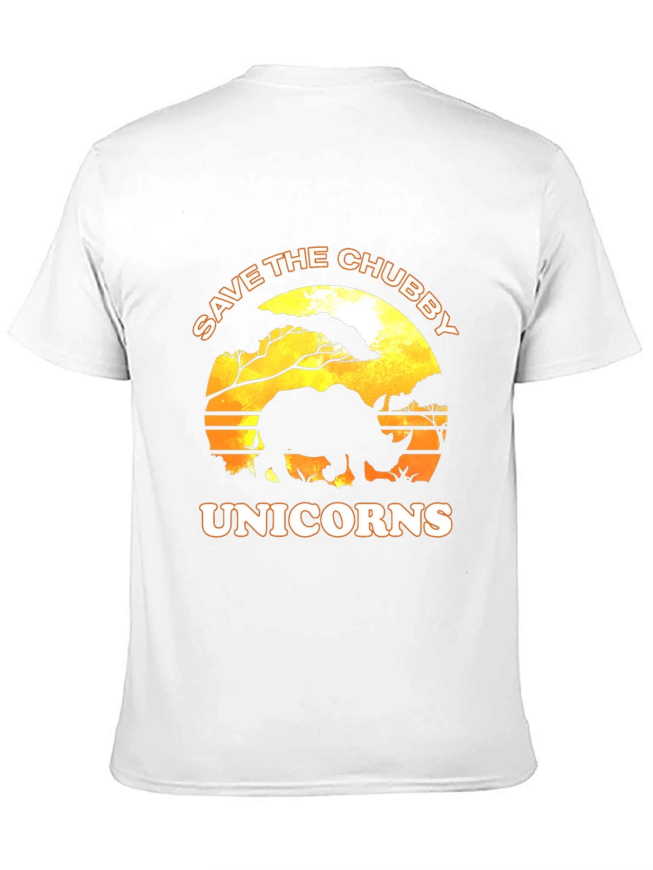 Save the Chubby Unicorns Graphic Tee