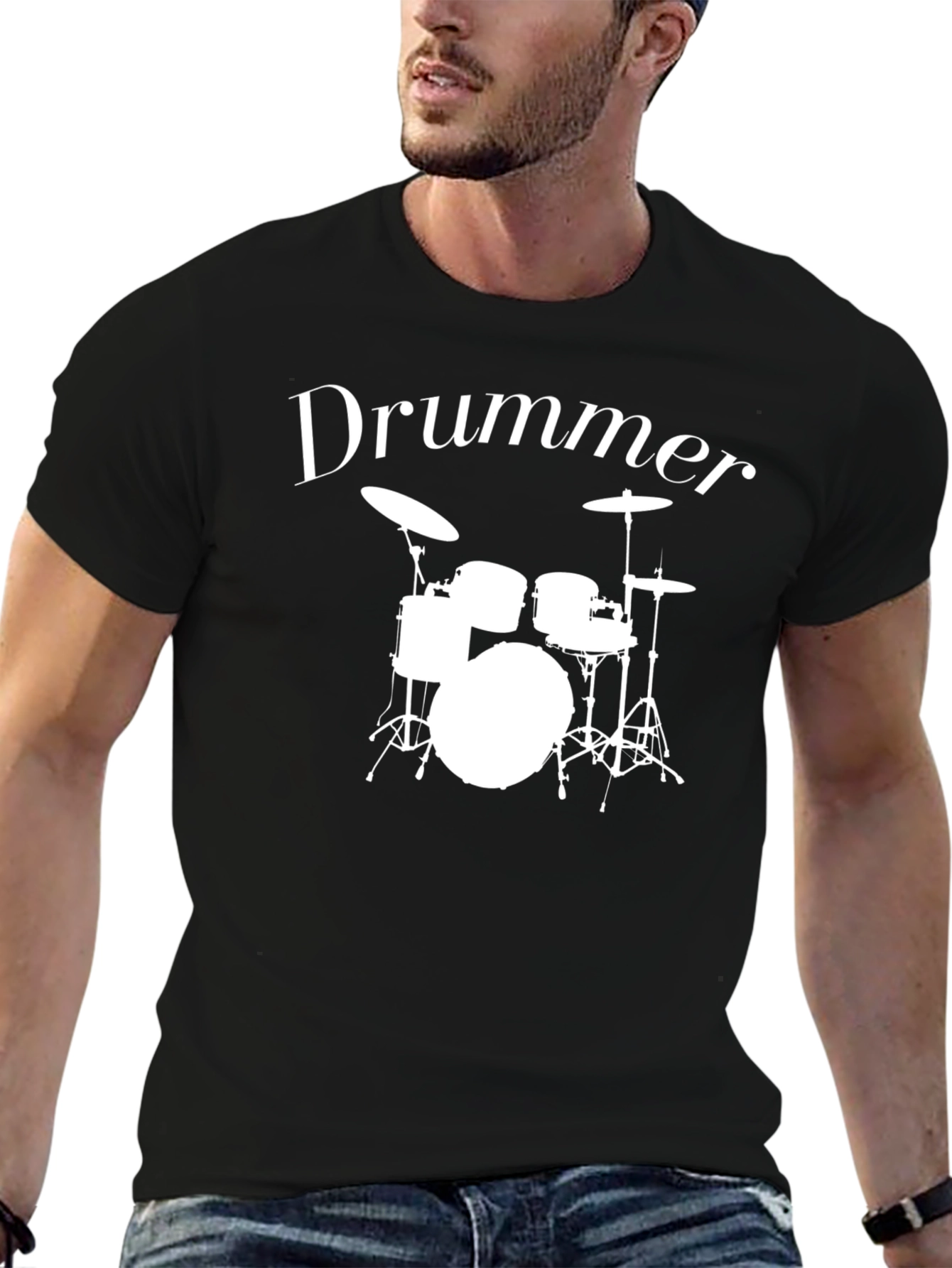 Drummer Graphic T-Shirt - Music Lover Tee