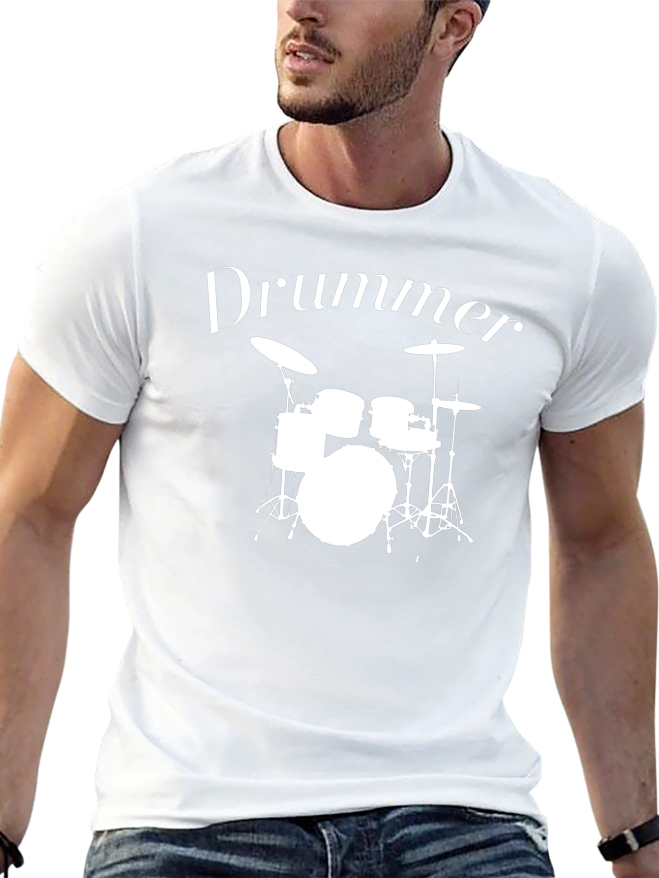 Drummer Graphic T-Shirt - Music Lover Tee