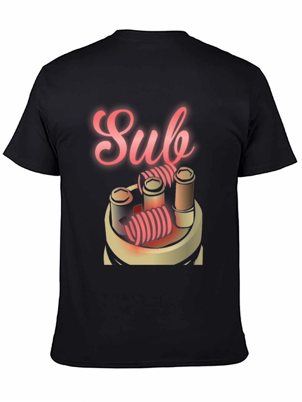 Sub Ohm Vaping T-Shirt - Cool Vapor Design