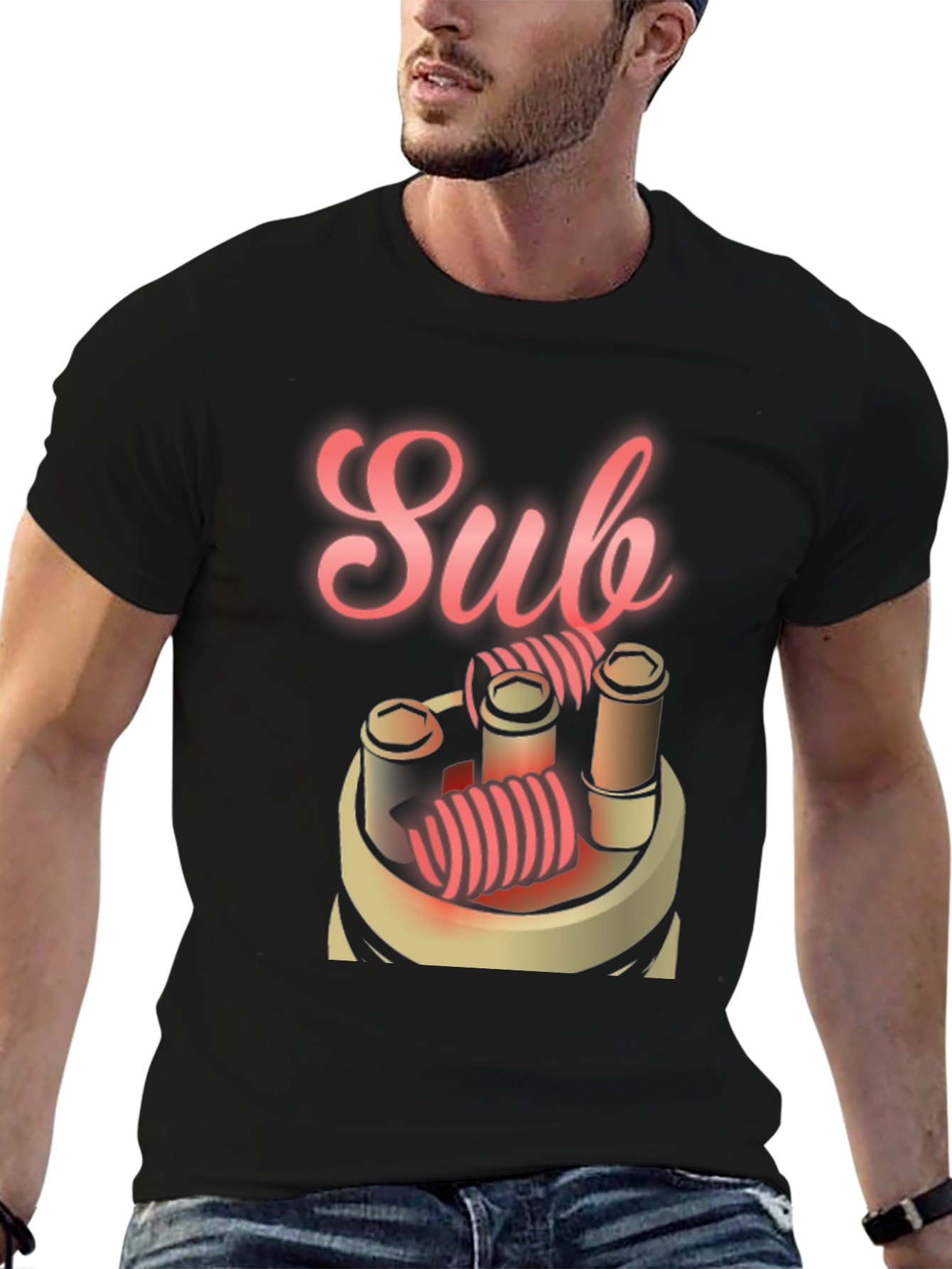 Sub Ohm Vaping T-Shirt - Cool Vapor Design