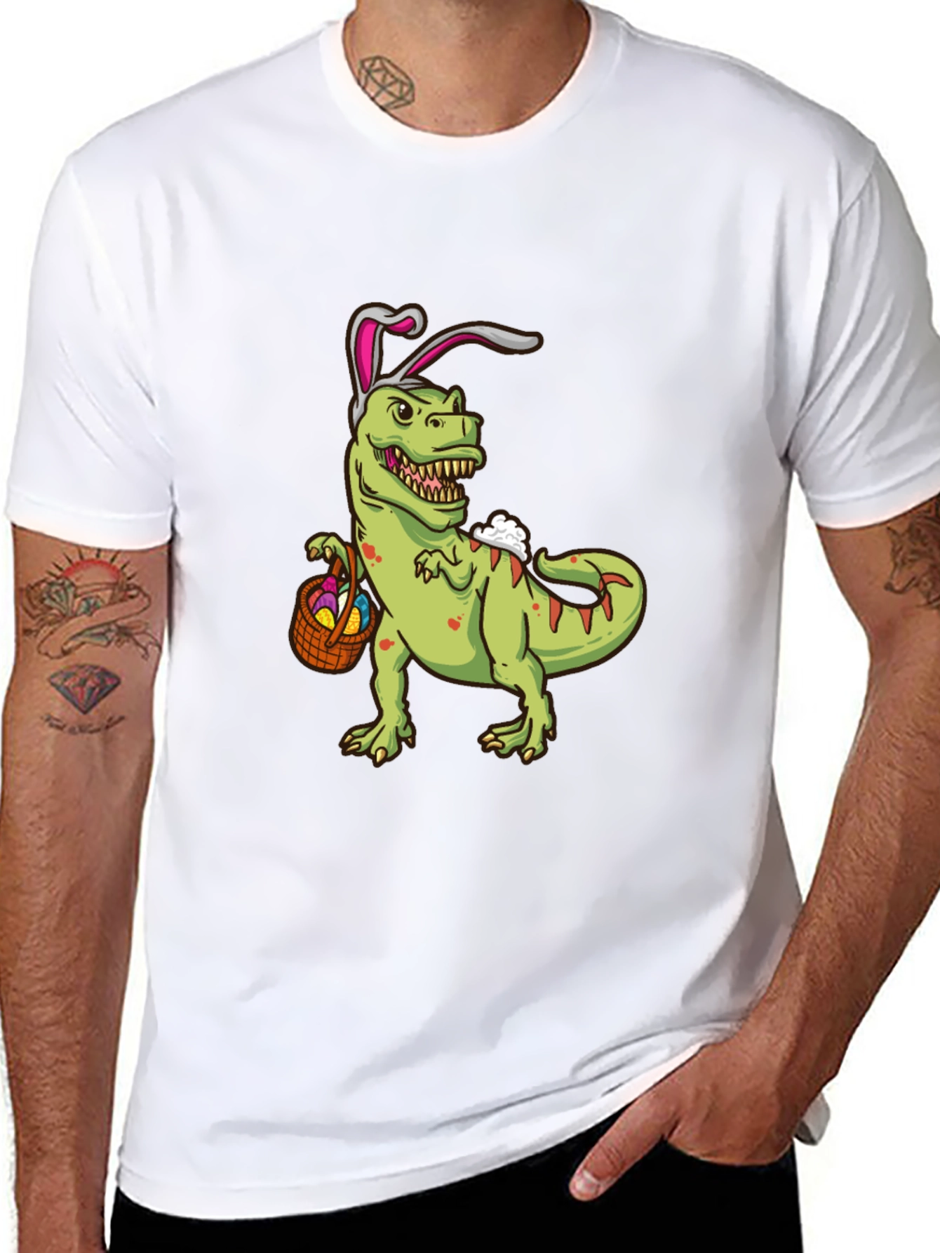 Easter T-Rex Bunny T-Shirt