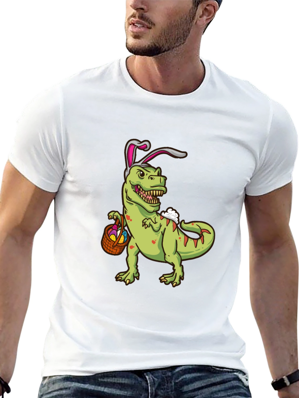 Easter T-Rex Bunny T-Shirt