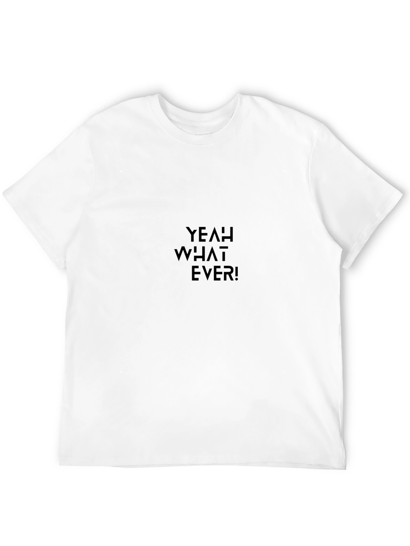 Yeah What Ever! Graphic T-Shirt - Black