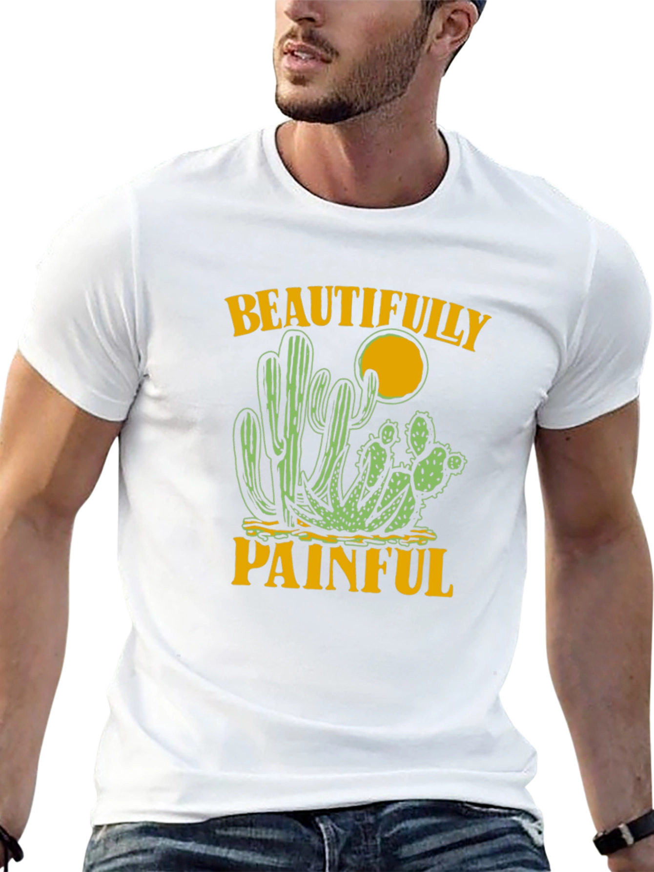 Beautifully Painful Cactus Graphic Tee