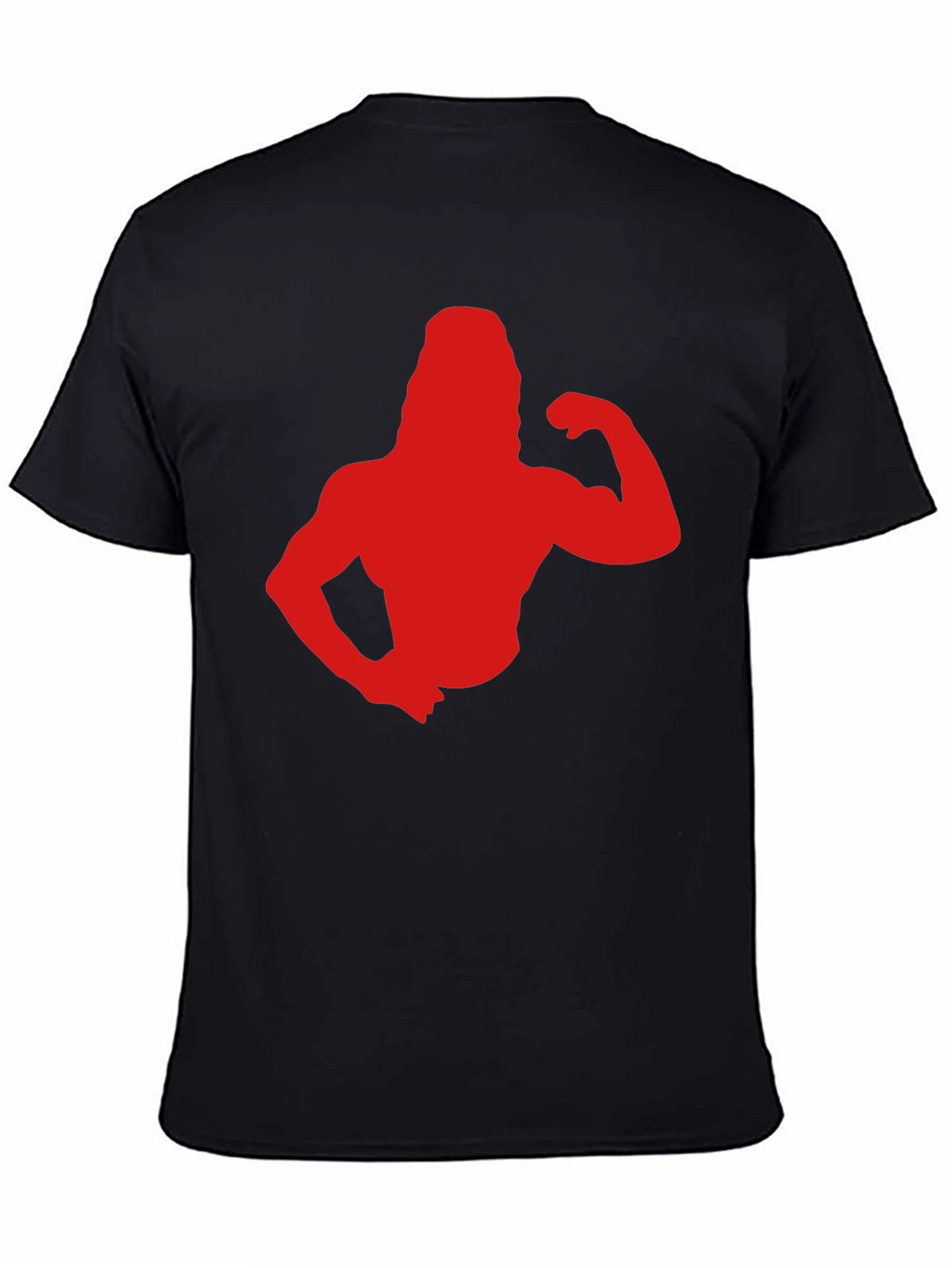 Retro Gym Bro T-Shirt - Black Cotton Tee