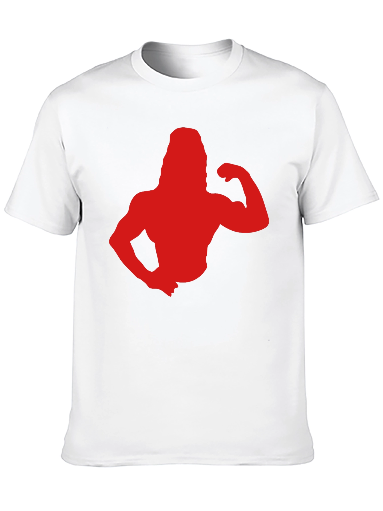 Retro Gym Bro T-Shirt - Black Cotton Tee