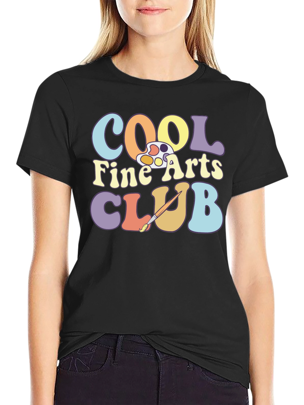 Cool Fine Arts Club Graphic T-Shirt