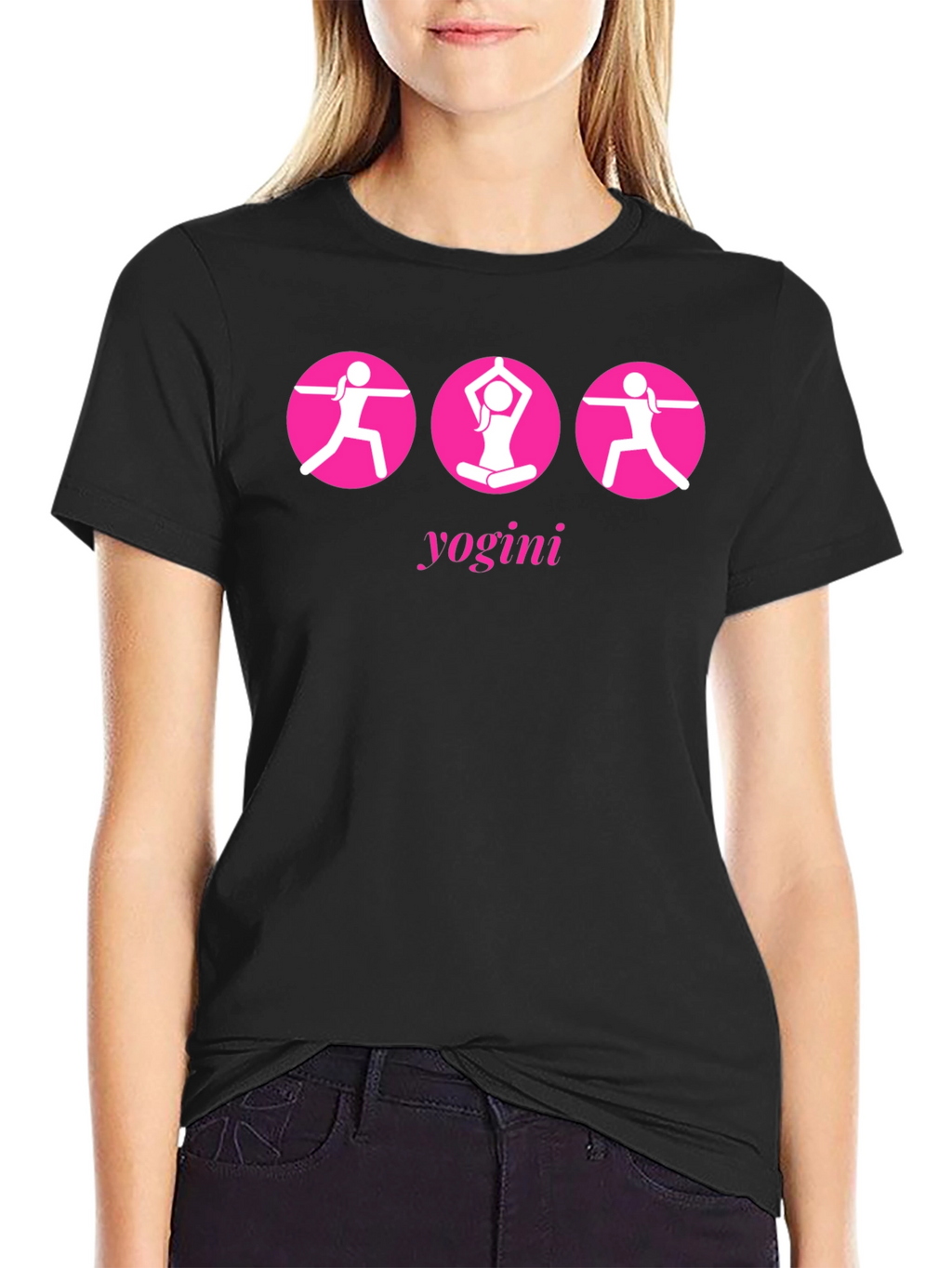 Yogini T-Shirt - Yoga Poses Graphic Tee
