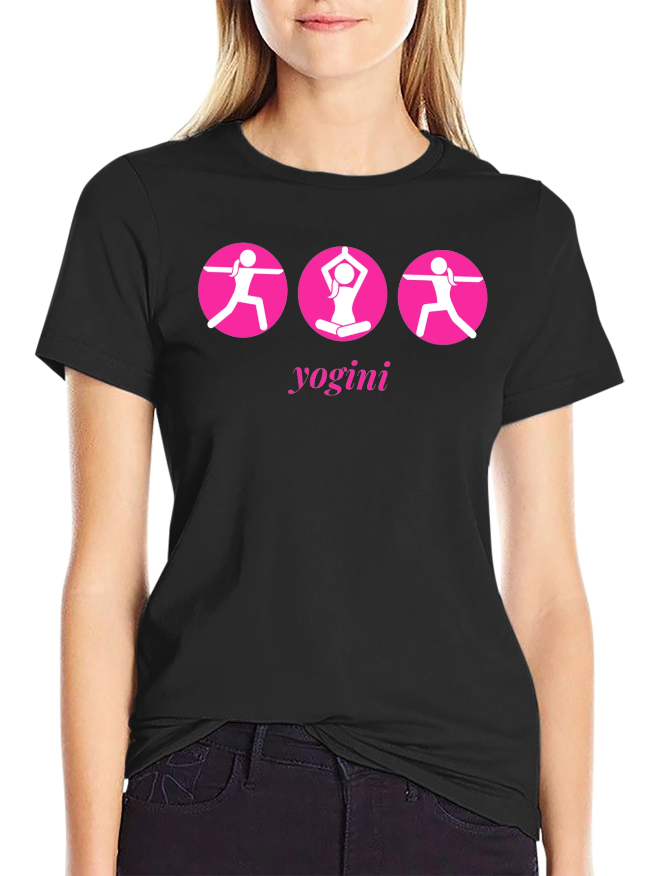 Yogini T-Shirt - Yoga Poses Graphic Tee