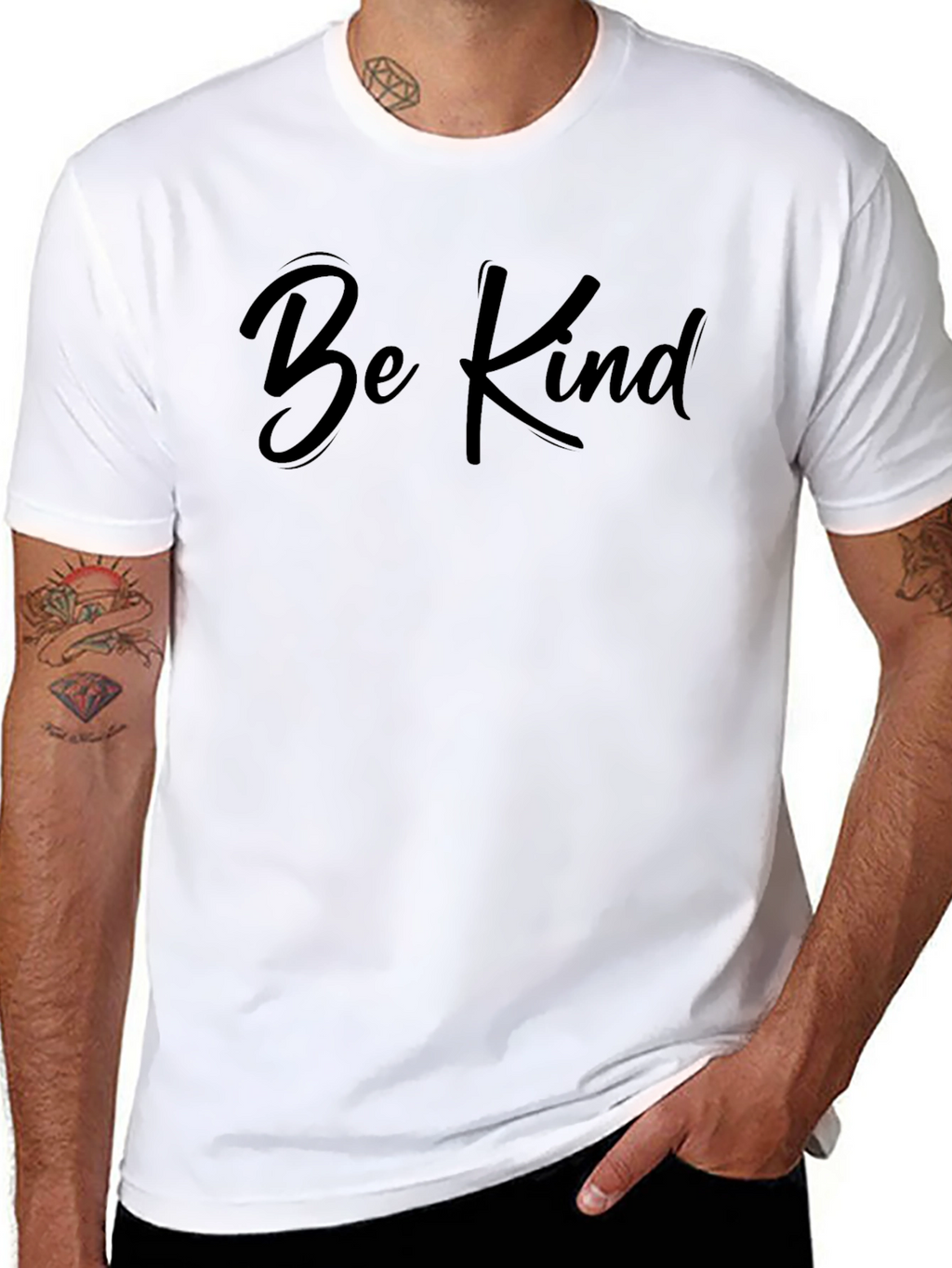 Be Kind Black T-Shirt - Stylish Comfort