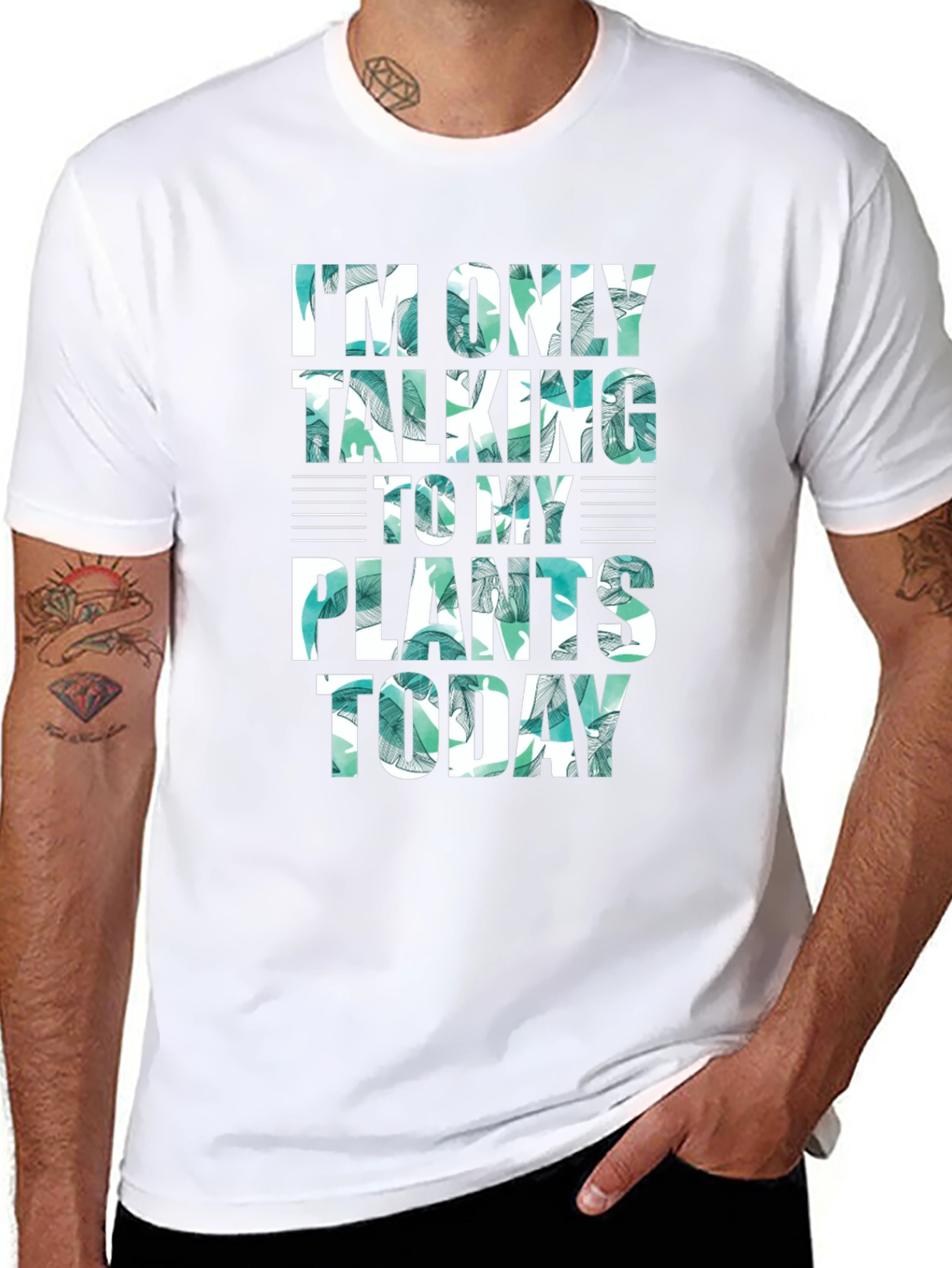 Im Only Talking to My Plants Today Graphic Tee