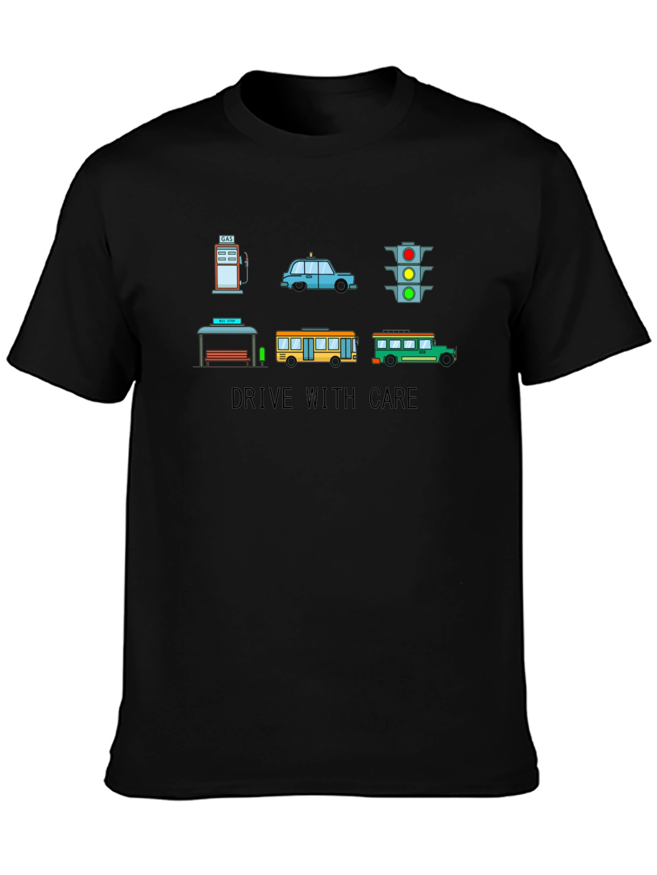 Drive with Care Graphic T-Shirt