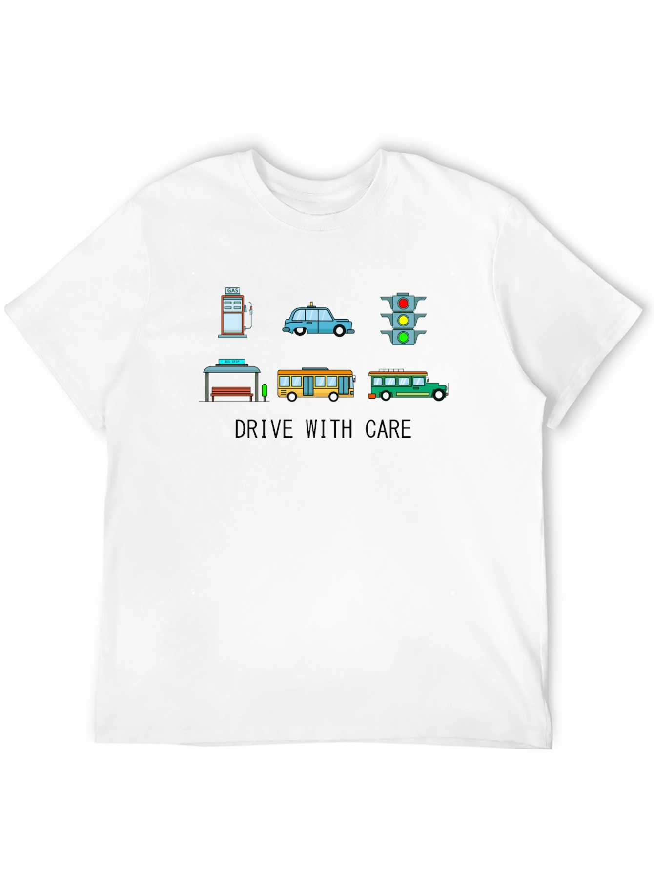 Drive with Care Graphic T-Shirt