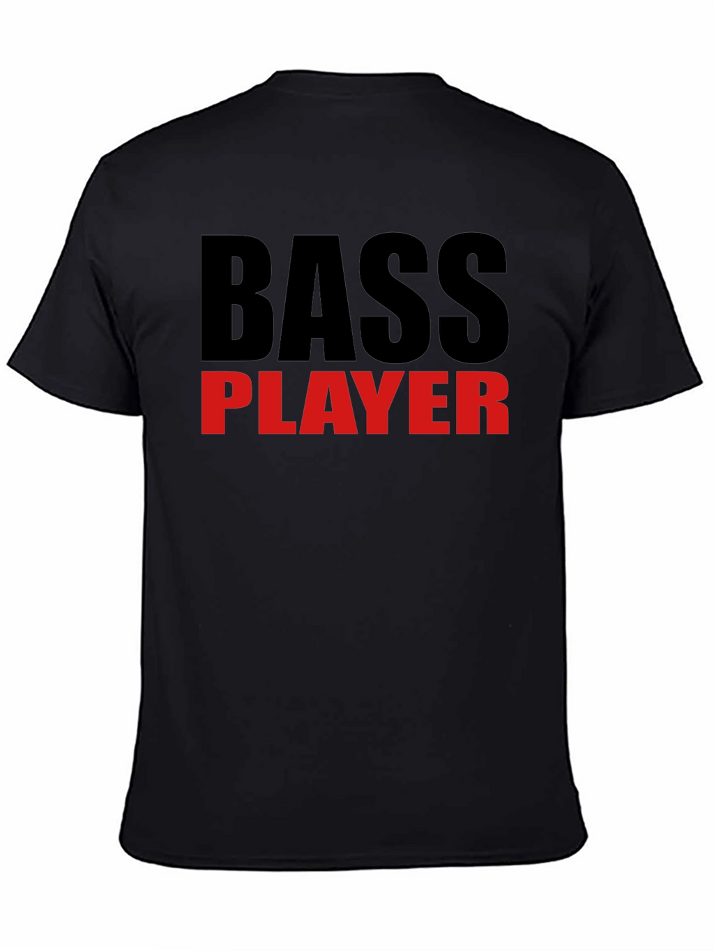Bass Player Graphic T-Shirt - Black